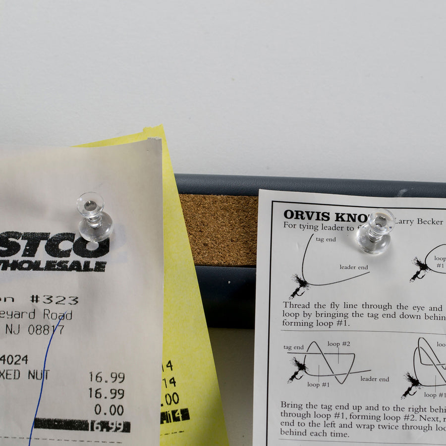 Officemate Precision Pushpins - 0.5" Length x 0.3" Diameter - 100 / Box - Clear -