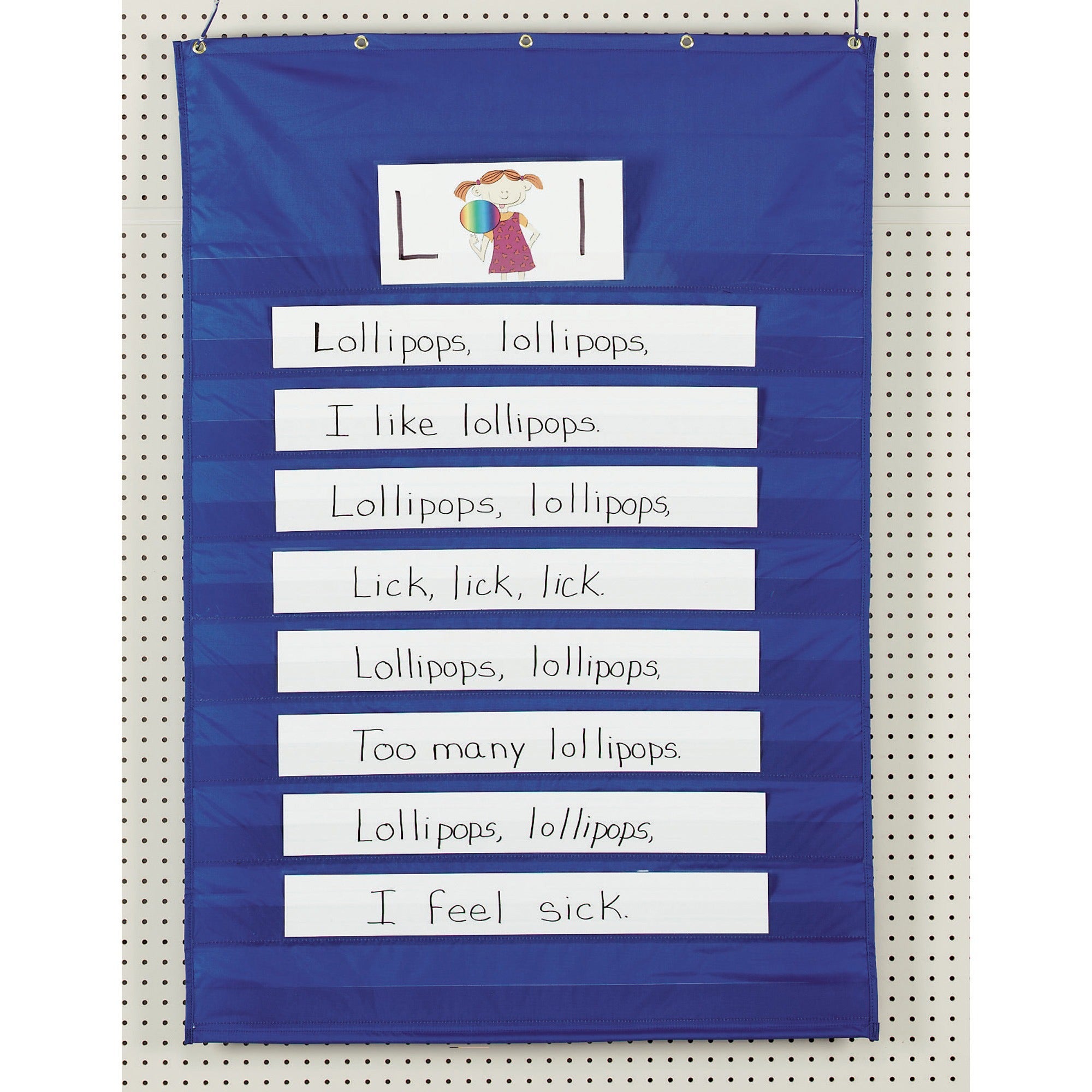 Pacon Standard Pocket Chart - 34" x 50" - 1 Chart - 9 Pockets -