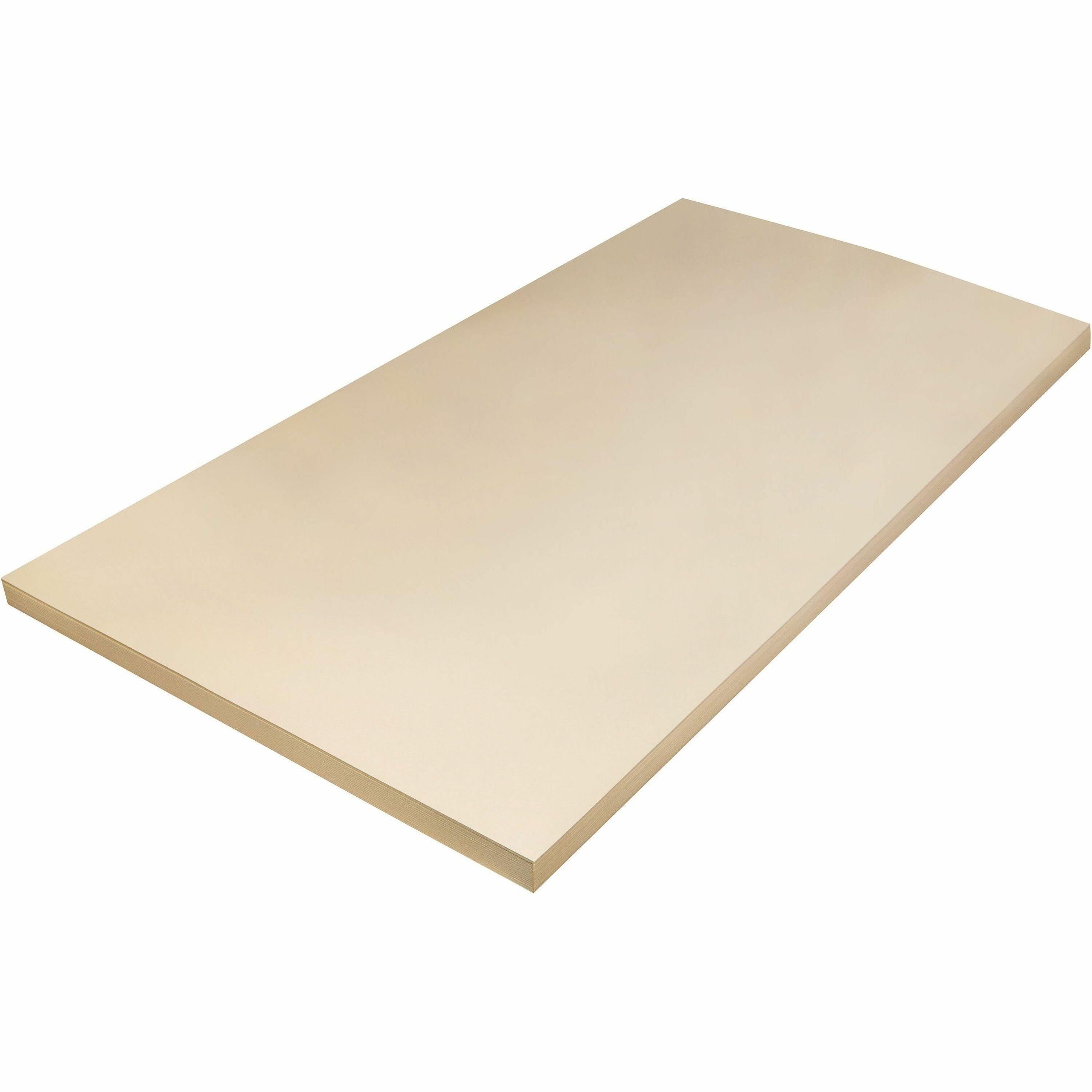 Pacon Tagboard - Craft, Art - 24"Width x 36"Length - 100 / Pack - Manila -