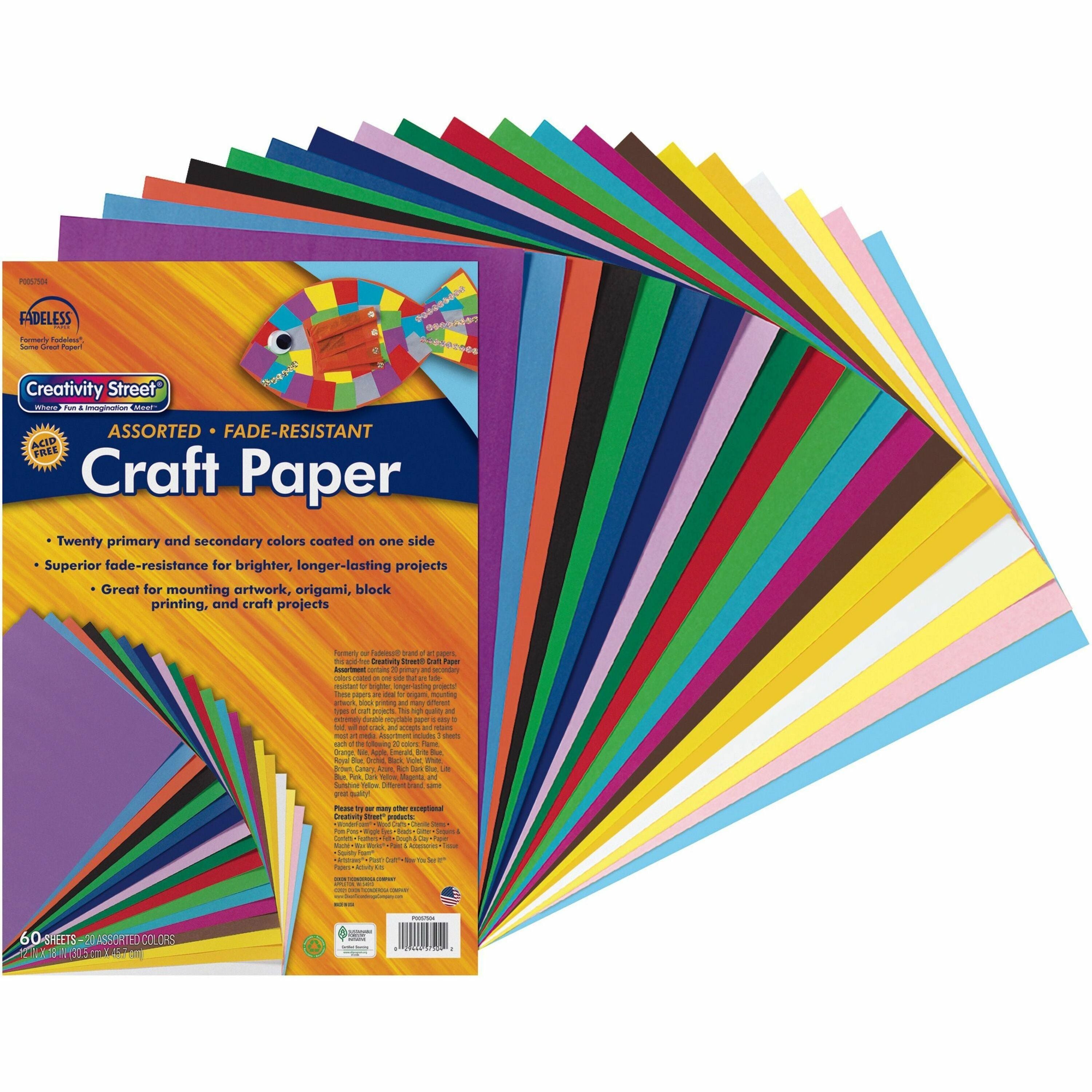 creativity-street-art-paper-sheets-craft-art-2height-x-12width-x-18length-60-pack-assorted_pac57504 - 1