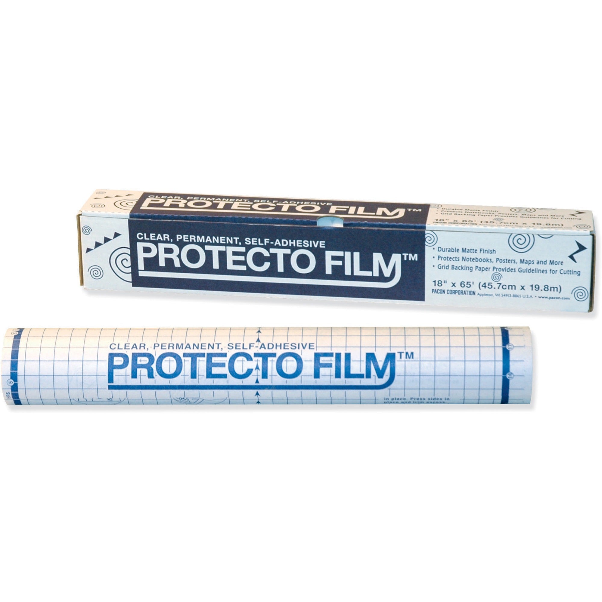 Protecto Clear Protecto Film - Laminating Pouch/Sheet Size: 18" Width x 65 ft Length - Type N - Nonglare - for Poster, Maps, Presentation - Clear - 1 / Roll -