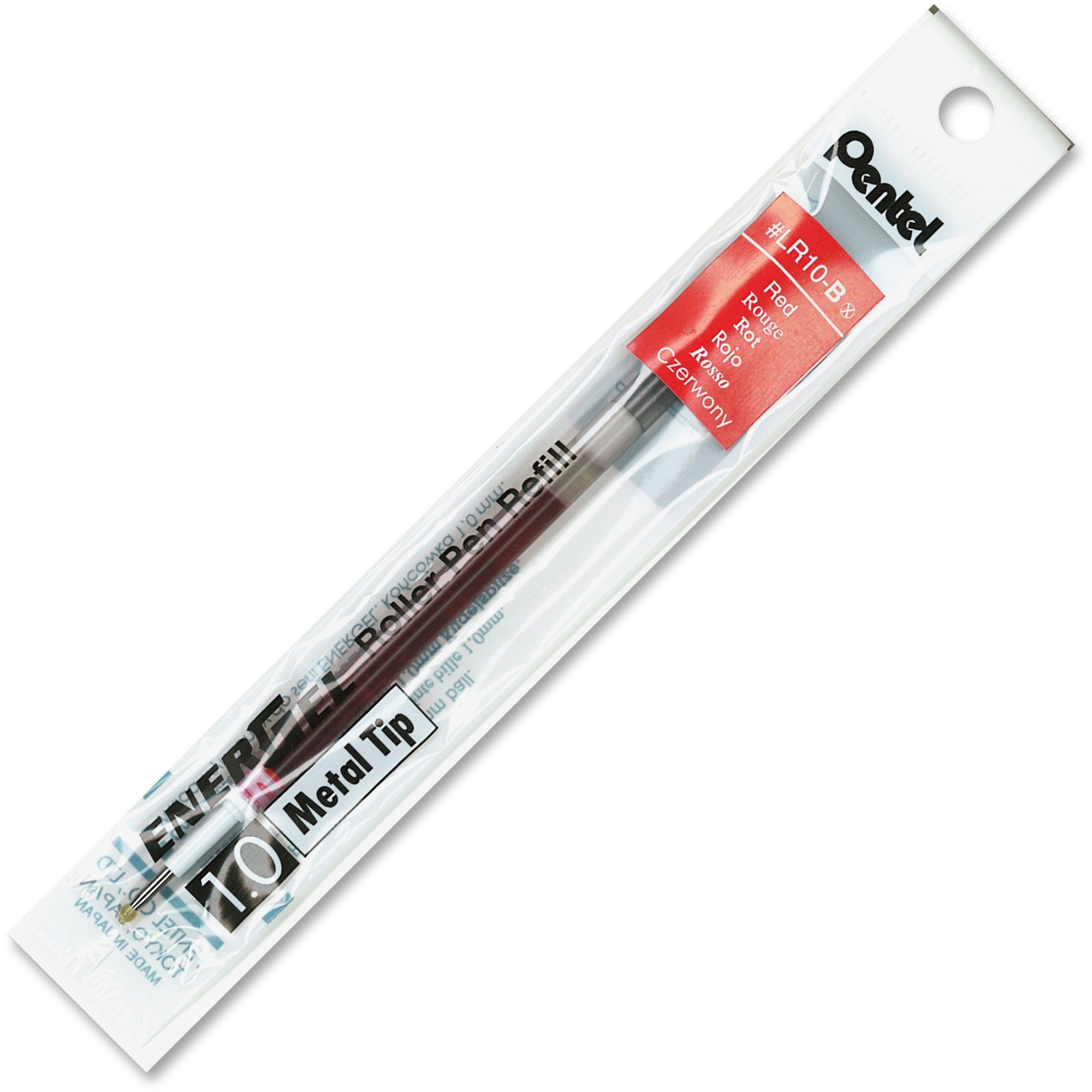 EnerGel EnerGel Liquid Gel Pen Refills - 1 mm, Bold Point - Red Ink - 1 Each -