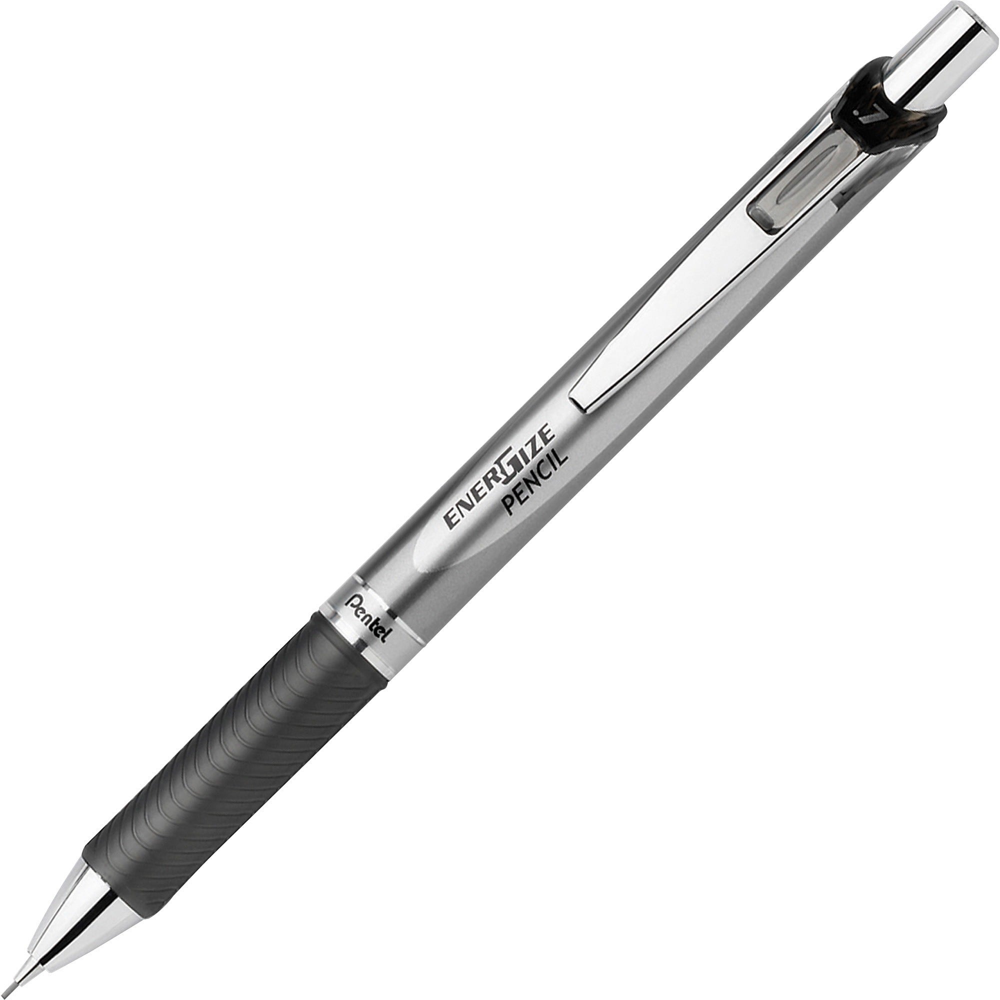 Pentel EnerGize Mechanical Pencils - #2 Lead - 0.7 mm Lead Diameter - Refillable - Black Barrel - 1 / Dozen -