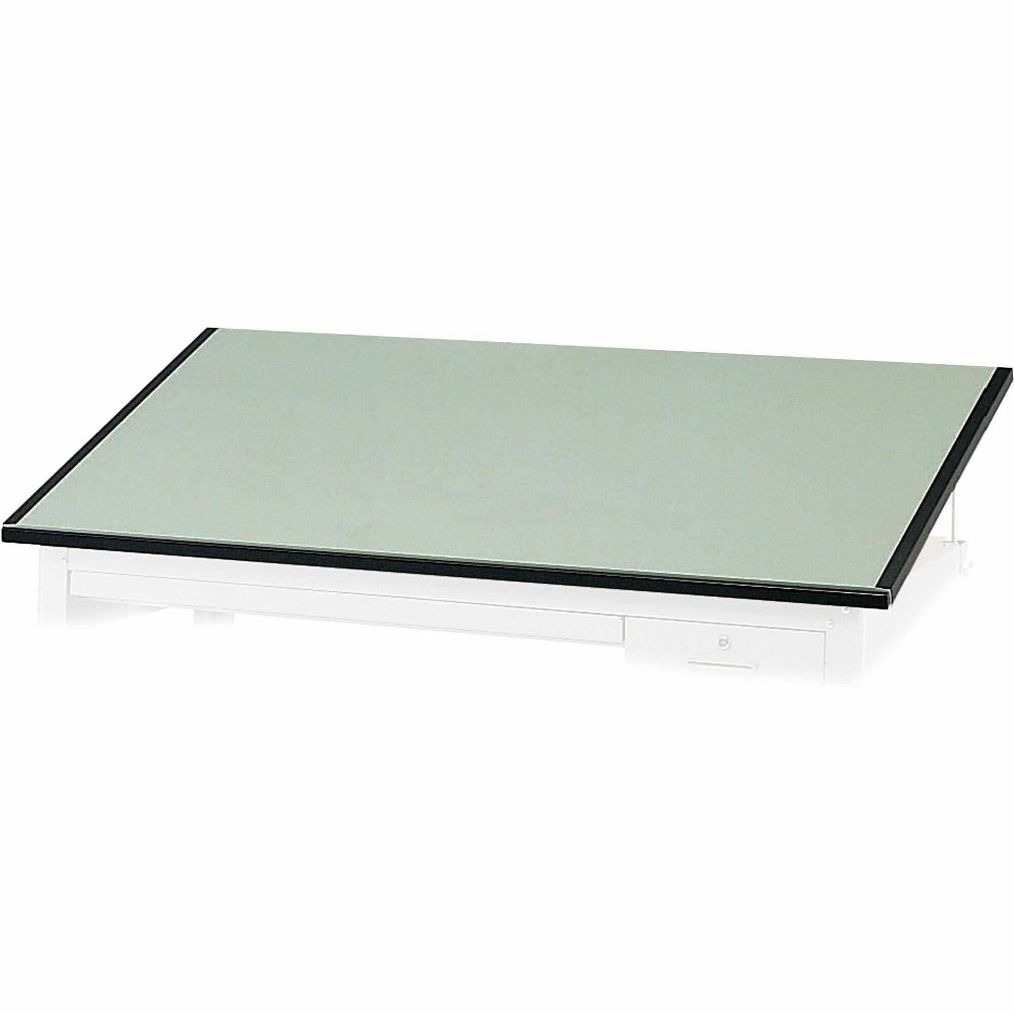 Safco Precision Drafting Table Top - For - Table TopGreen Rectangle, Melamine Top - Enamel Base - 37.50" Table Top Length x 60" Table Top Width x 1" Table Top Thickness - Wood, Particleboard - 1 Each -