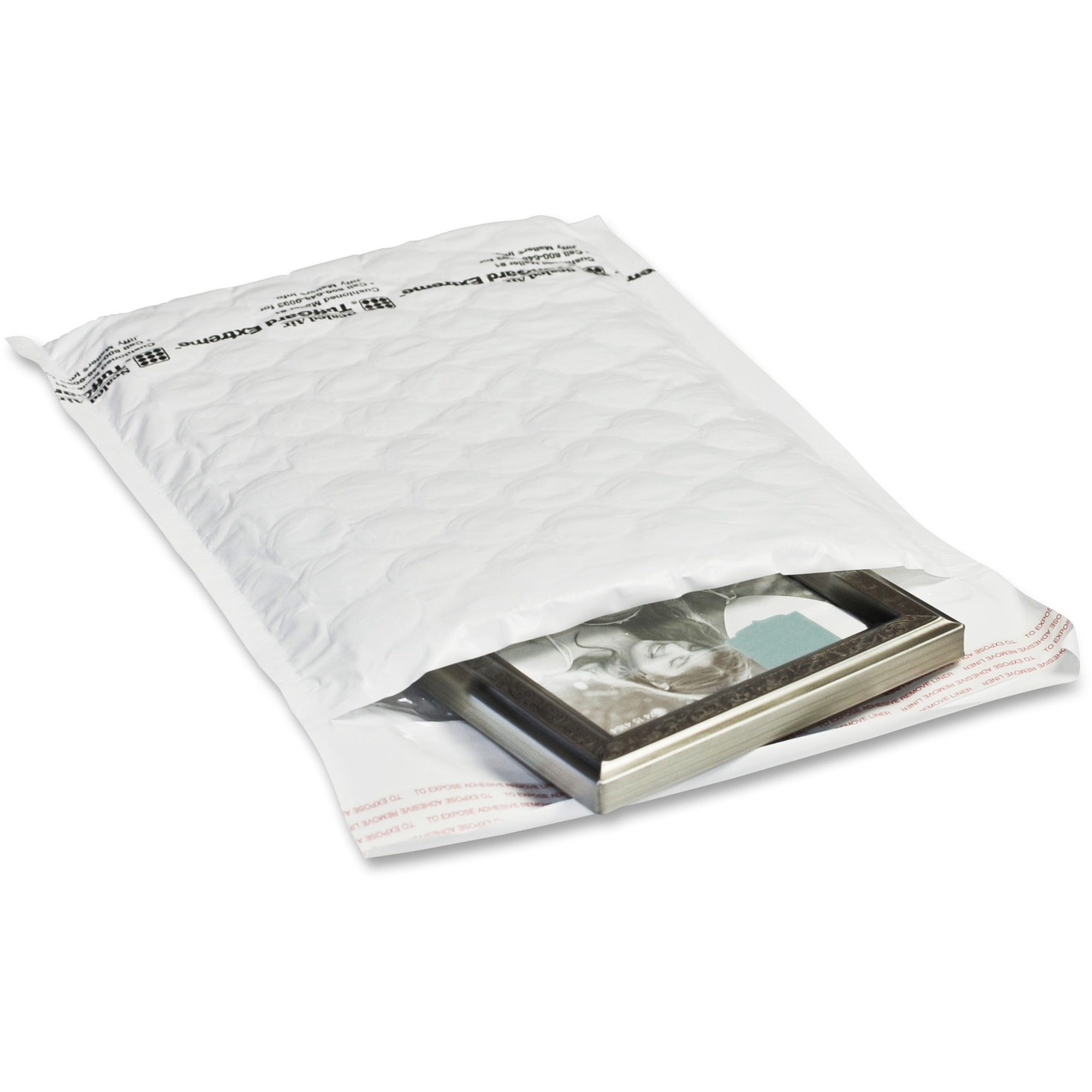 Sealed Air TuffGuard Extreme Cushioned Mailers - Bubble - #4 - 9 1/2" Width x 14 1/2" Length - Peel & Seal - 50 / Carton - White -