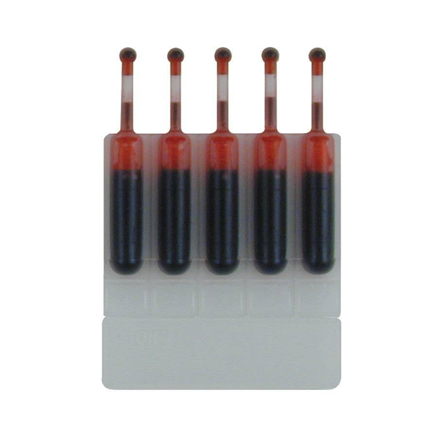 Xstamper Red Ink Refill System - 5 / Pack - Red Ink - 0.17 fl oz -