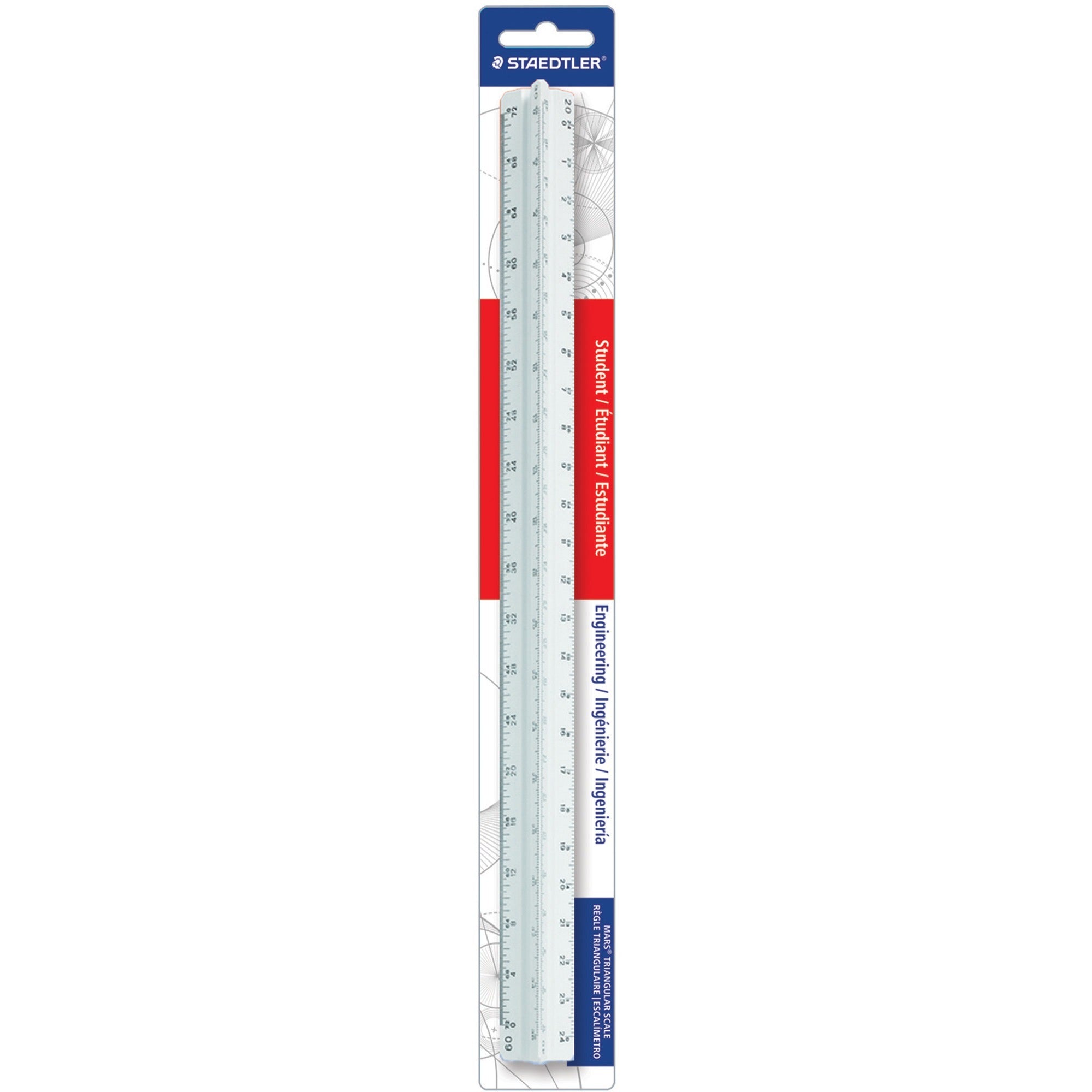 Staedtler Engineering Triangular Scale, Sold as 1 Each - 1