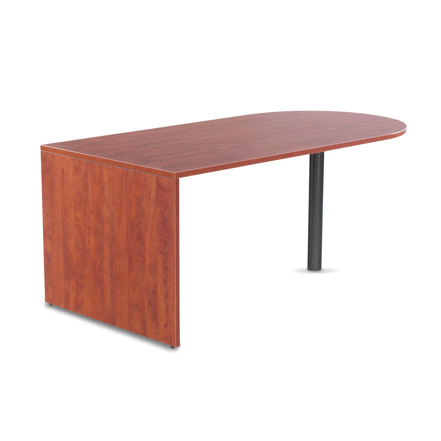 Alera Valencia Series D-Top Desk, 71" x 35.5" x 29.63", Medium Cherry -