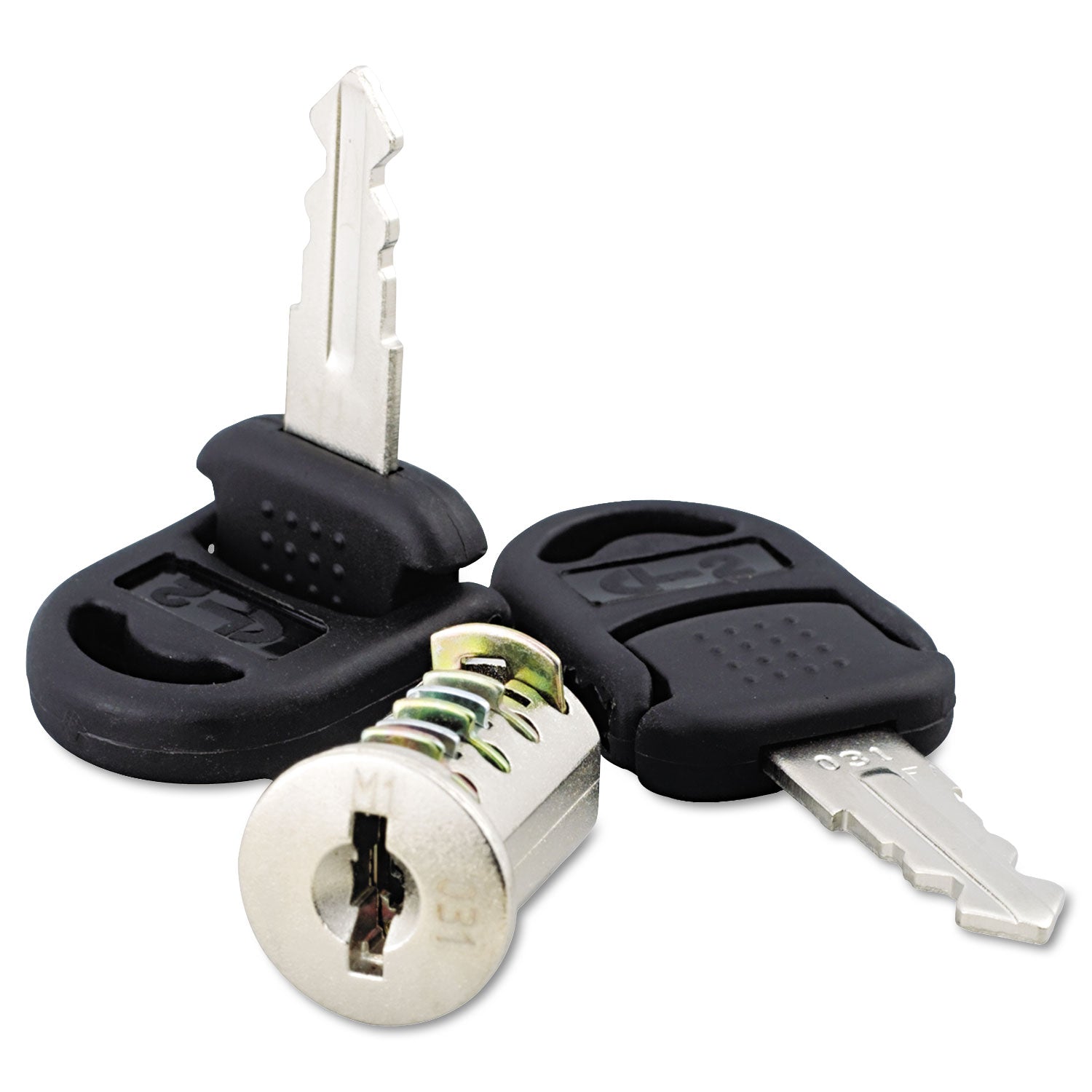 Core Removable Lock and Key Set, Silver, 2 Keys -