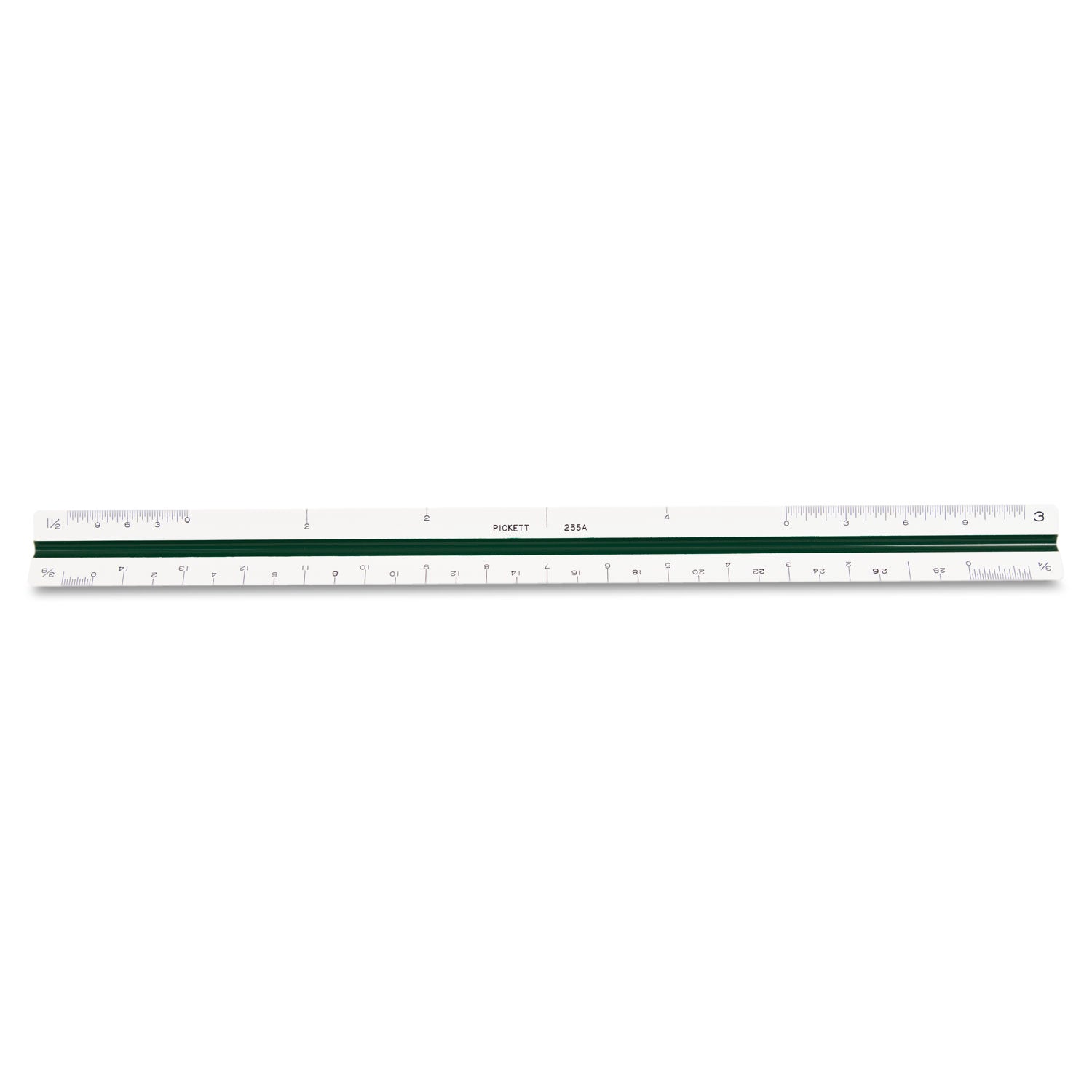Triangular Scale, Plastic, 12" Long, Architectural, Color-Coded -