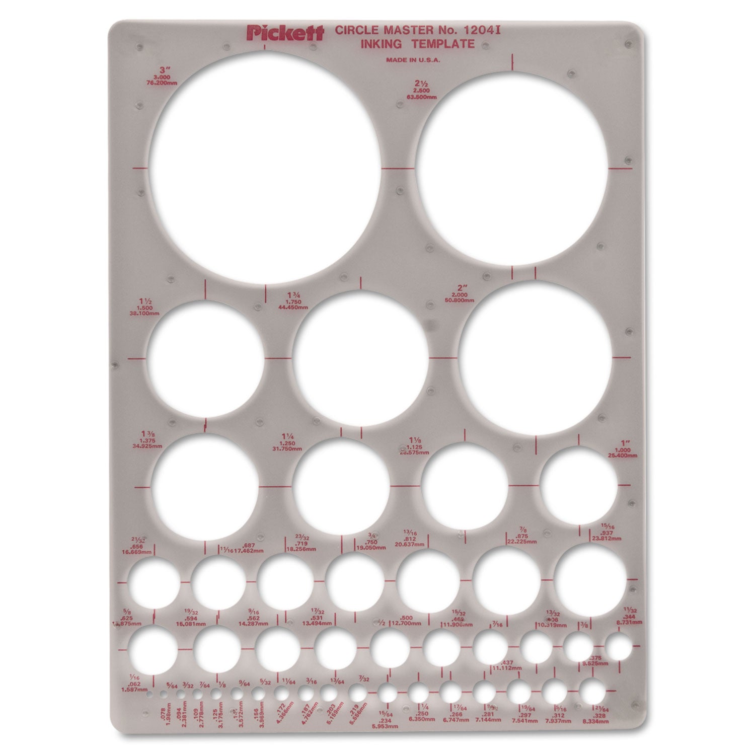 Templates, Circles, 7 x 10, Smoke -