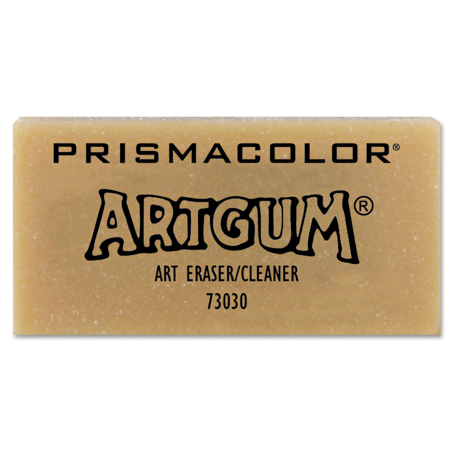 ARTGUM Eraser, For Pencil Marks, Rectangular Block, Large, Off White, Dozen -
