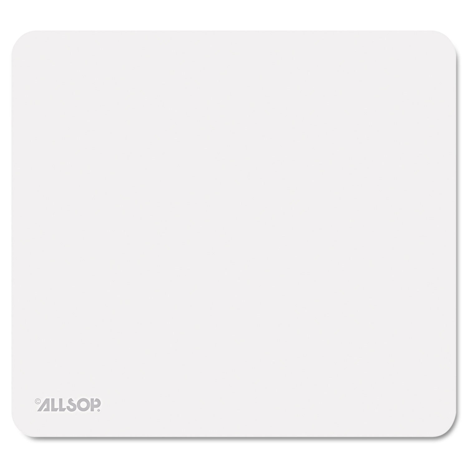Accutrack Slimline Mouse Pad, 8.75 x 8, Silver -