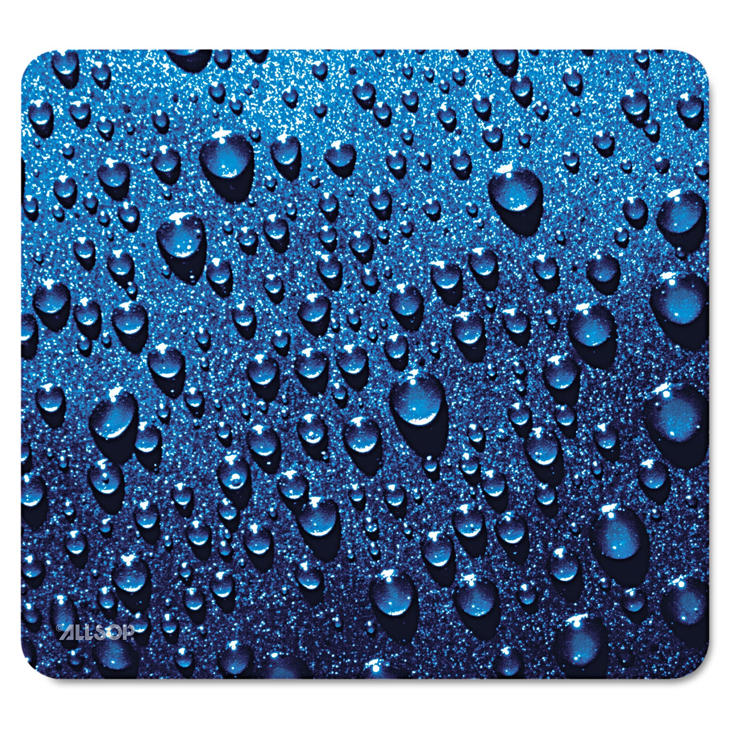 Naturesmart Mouse Pad, 8.5 x 8, Raindrops Design -