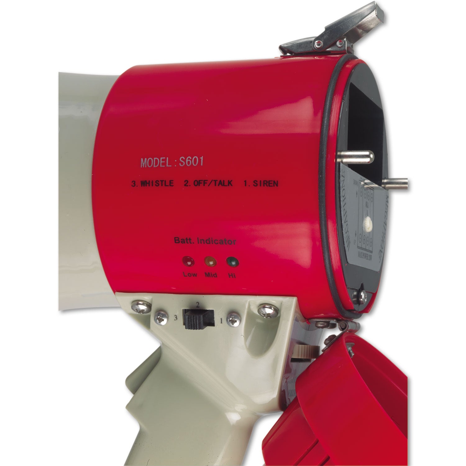 MityMeg Piezo Dynamic Megaphone, 15 W, 0.62 mi Range -