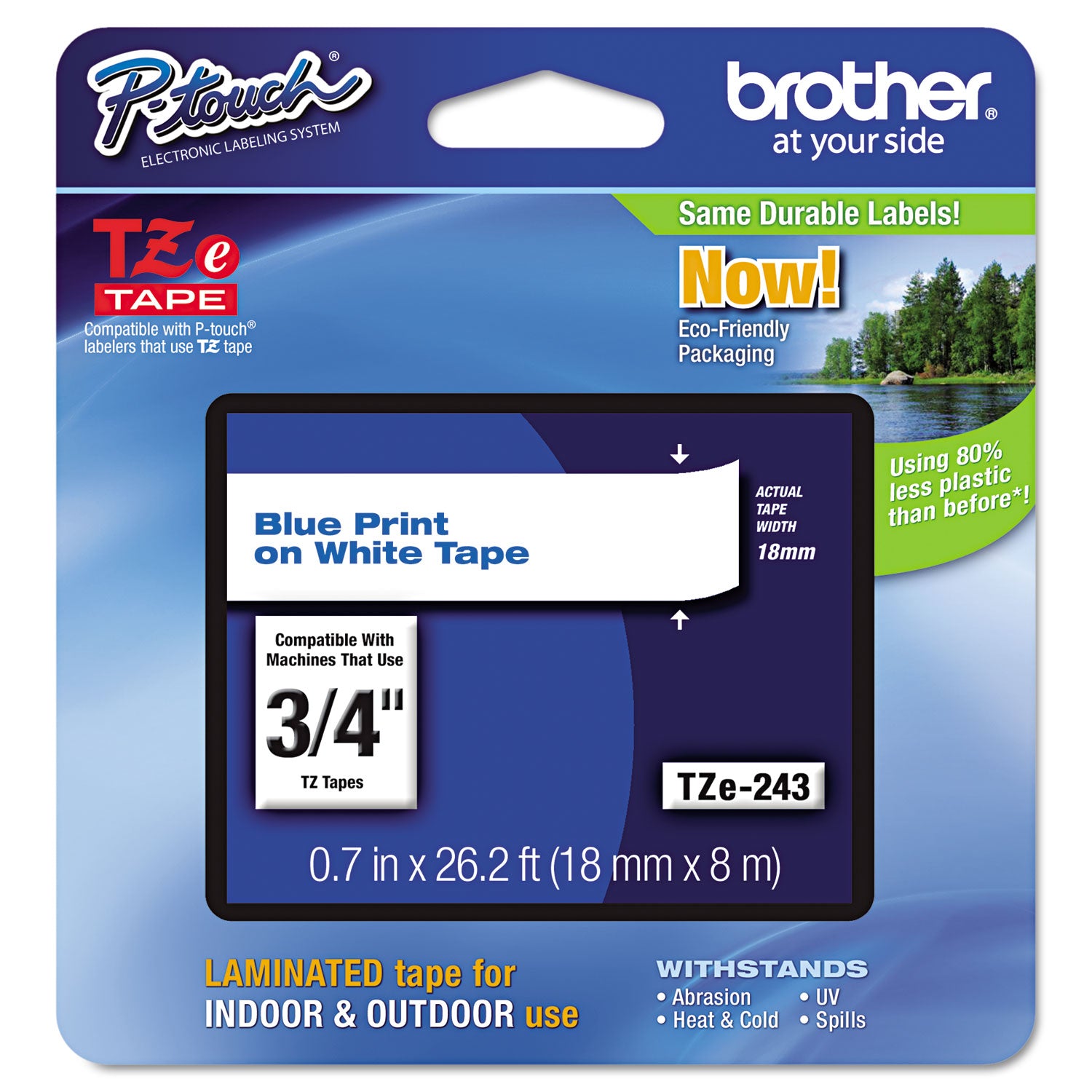 tze-standard-adhesive-laminated-labeling-tape-07-x-262-ft-blue-on-white_brttze243 - 1
