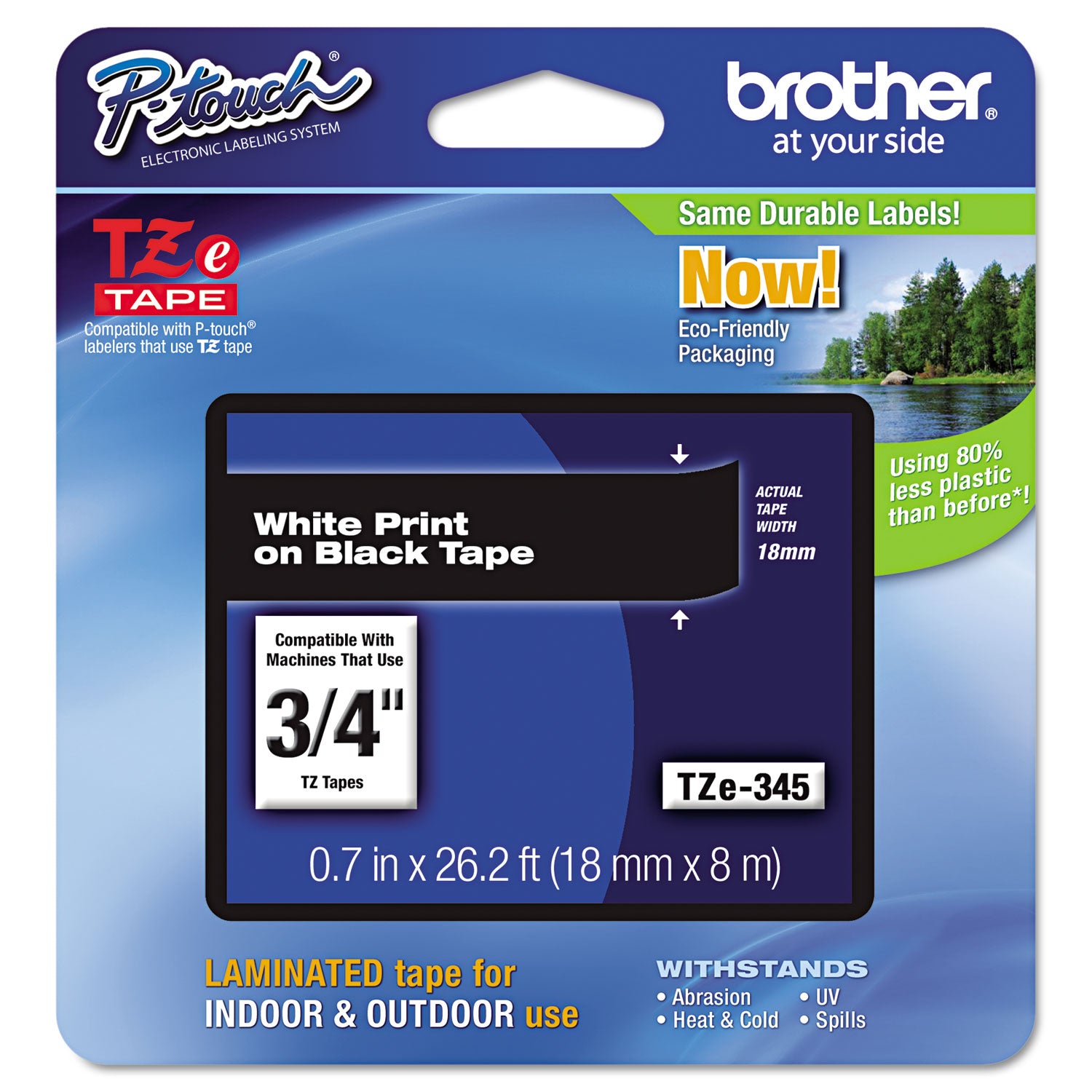 tze-standard-adhesive-laminated-labeling-tape-07-x-262-ft-white-on-black_brttze345 - 1
