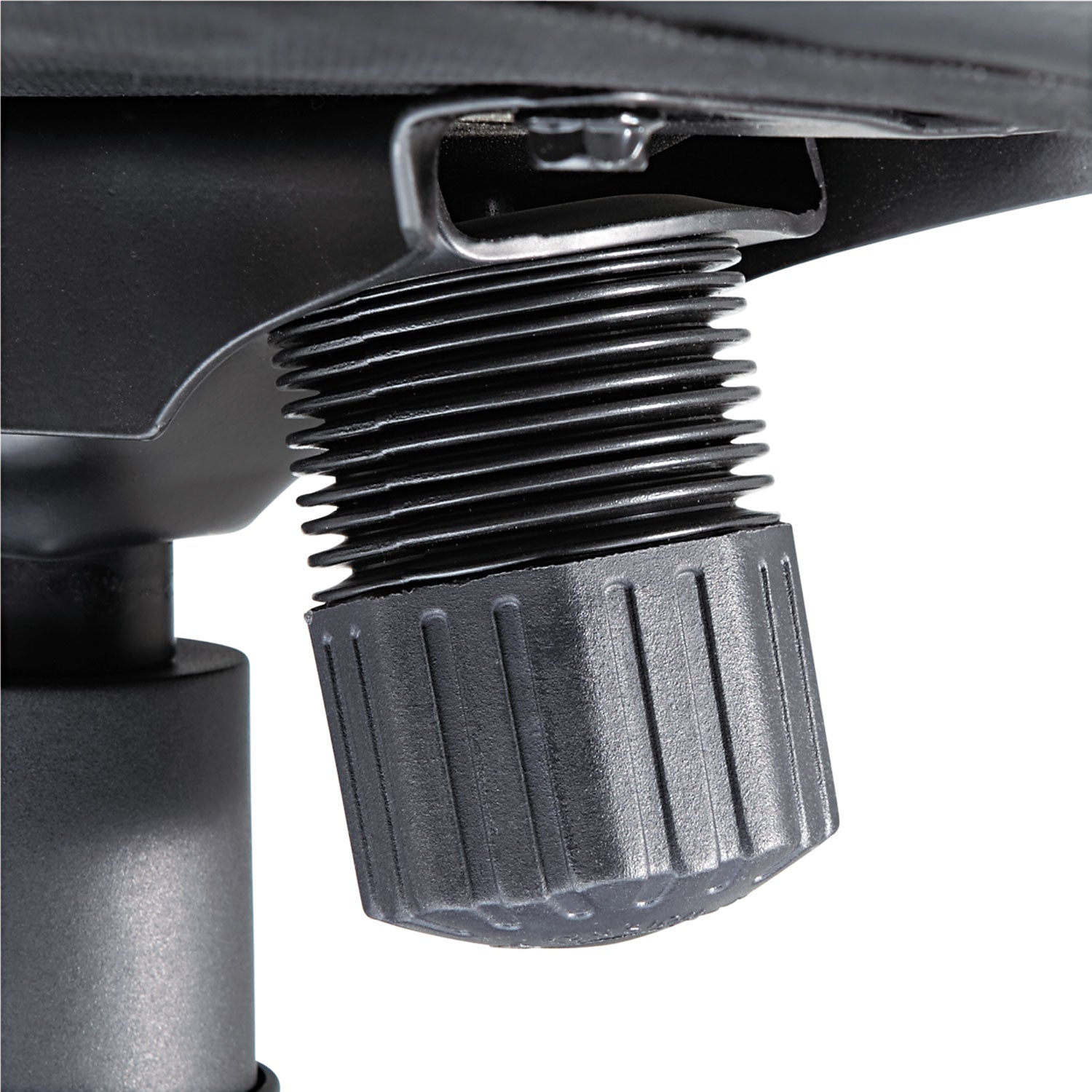 Executive Swivel/Tilt Bonded Leather High-Back Chair, Supports Up to 250 lb, 18.50" to 21.65" Seat Height, Black -