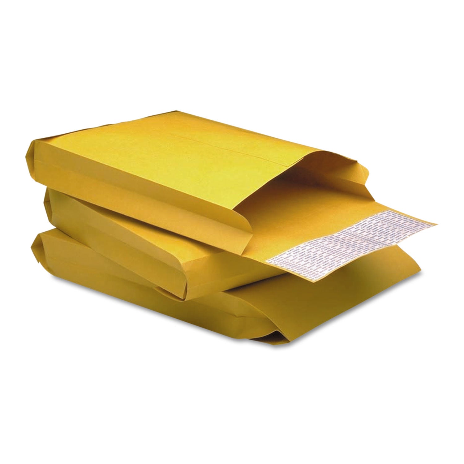 Redi-Strip Kraft Expansion Envelope, #10 1/2, Square Flap, Redi-Strip Adhesive Closure, 9 x 12, Brown Kraft, 25/Pack -