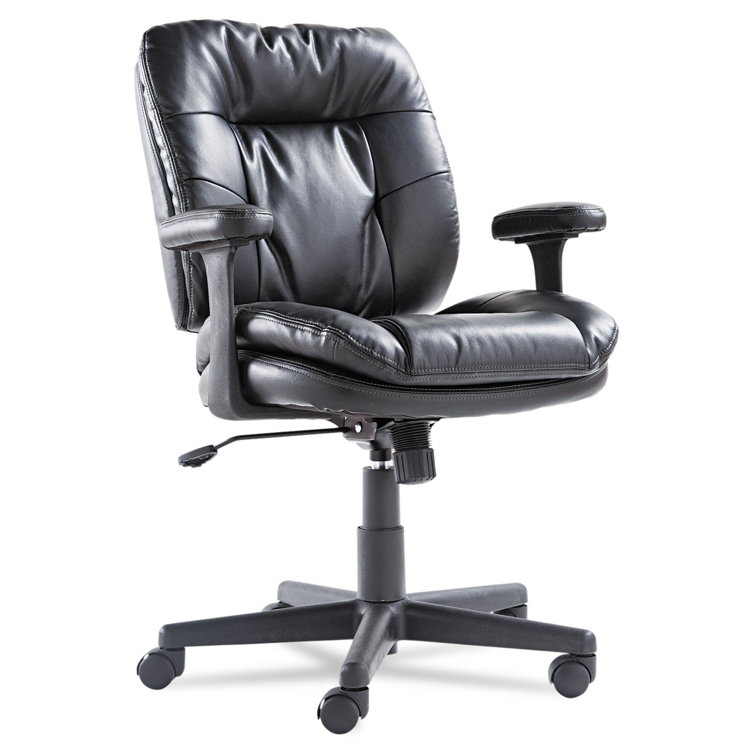 Executive Swivel/Tilt Chair, Supports Up to 250 lb, 16.93" to 20.67" Seat Height, Black -