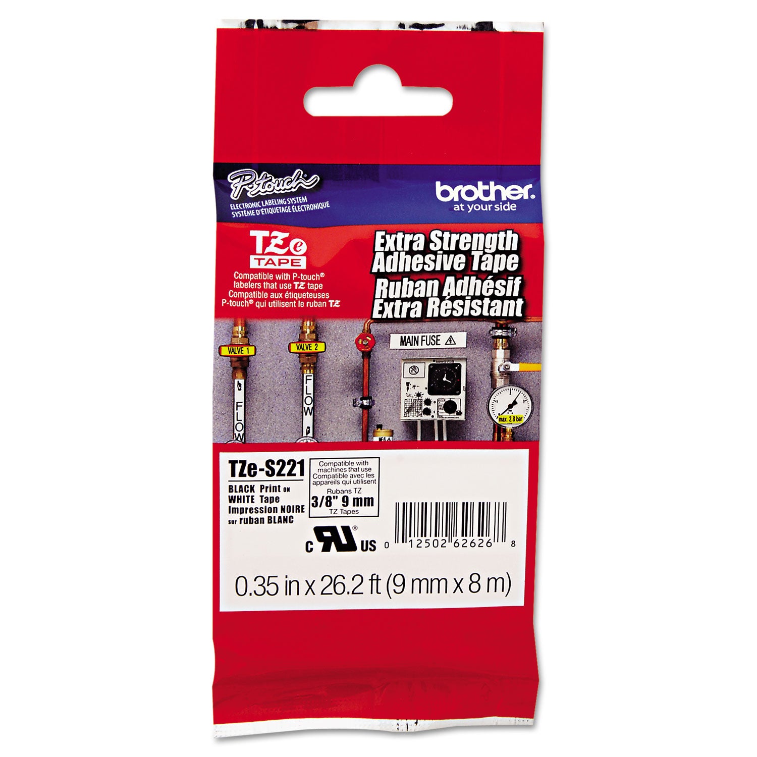 tze-extra-strength-adhesive-laminated-labeling-tape-035-x-262-ft-black-on-white_brttzes221 - 1