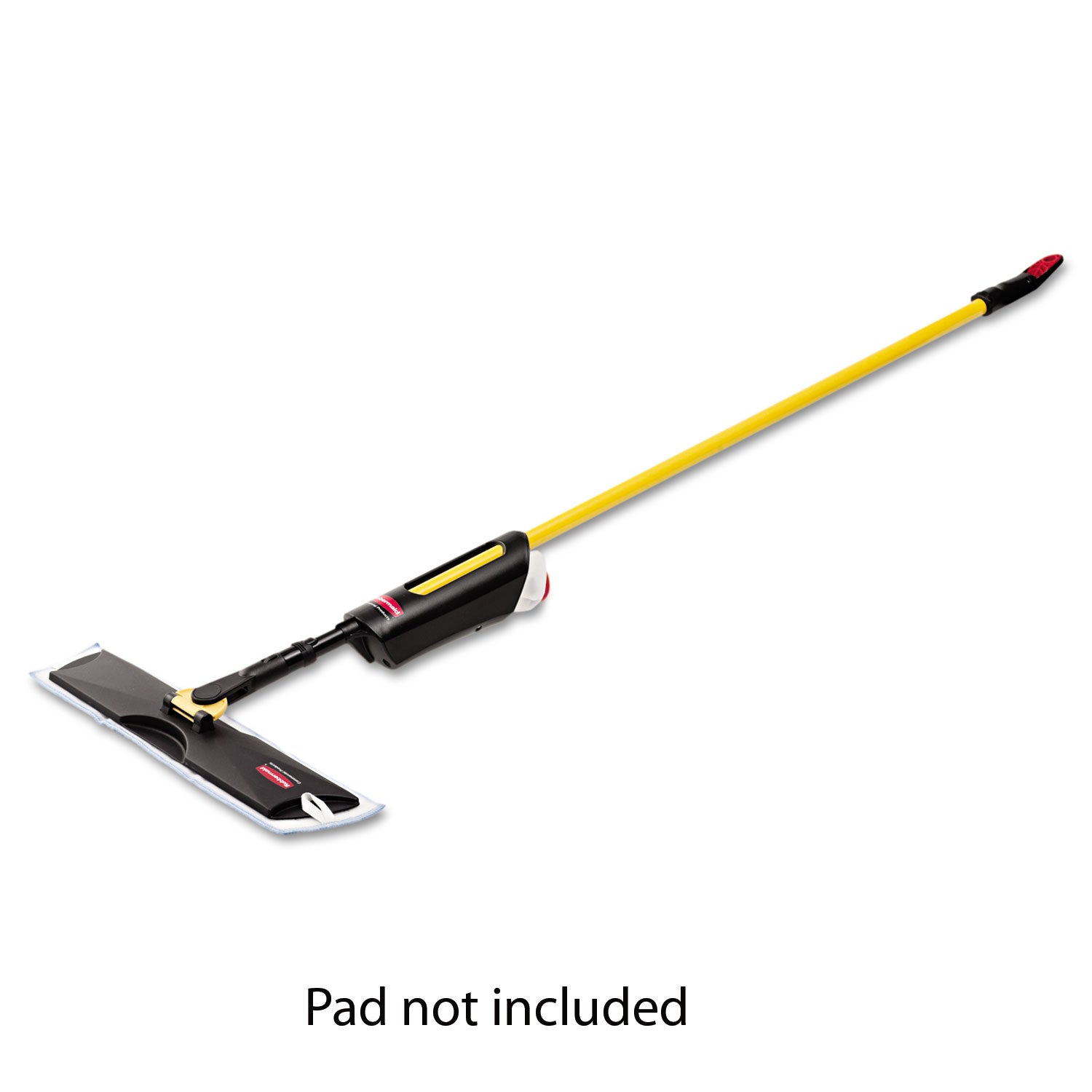 Light Commercial Spray Mop, 18" Wide Blue Head, 52" Steel Handle -