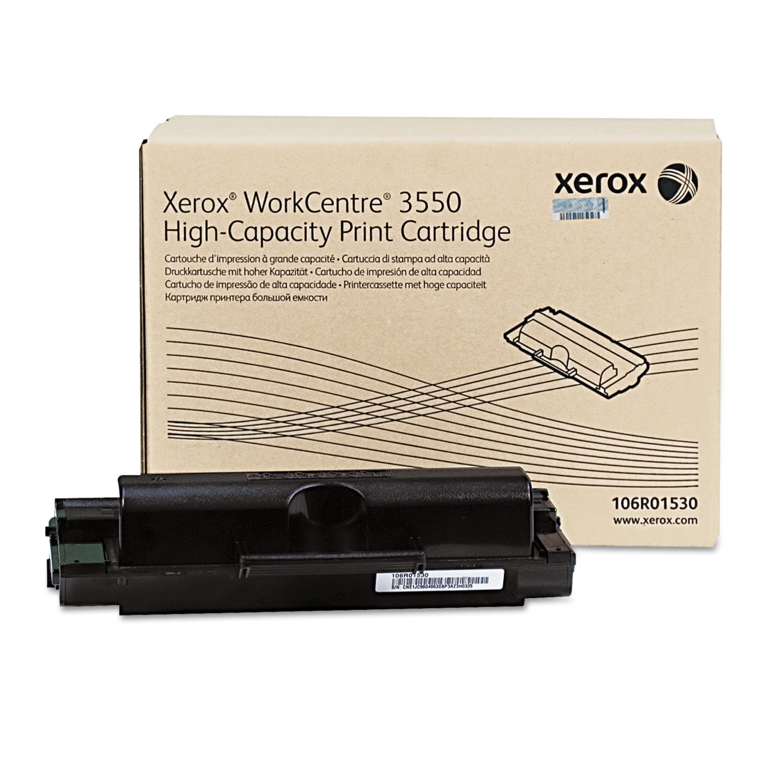 106R01530 High-Yield Toner, 11,000 Page-Yield, Black -