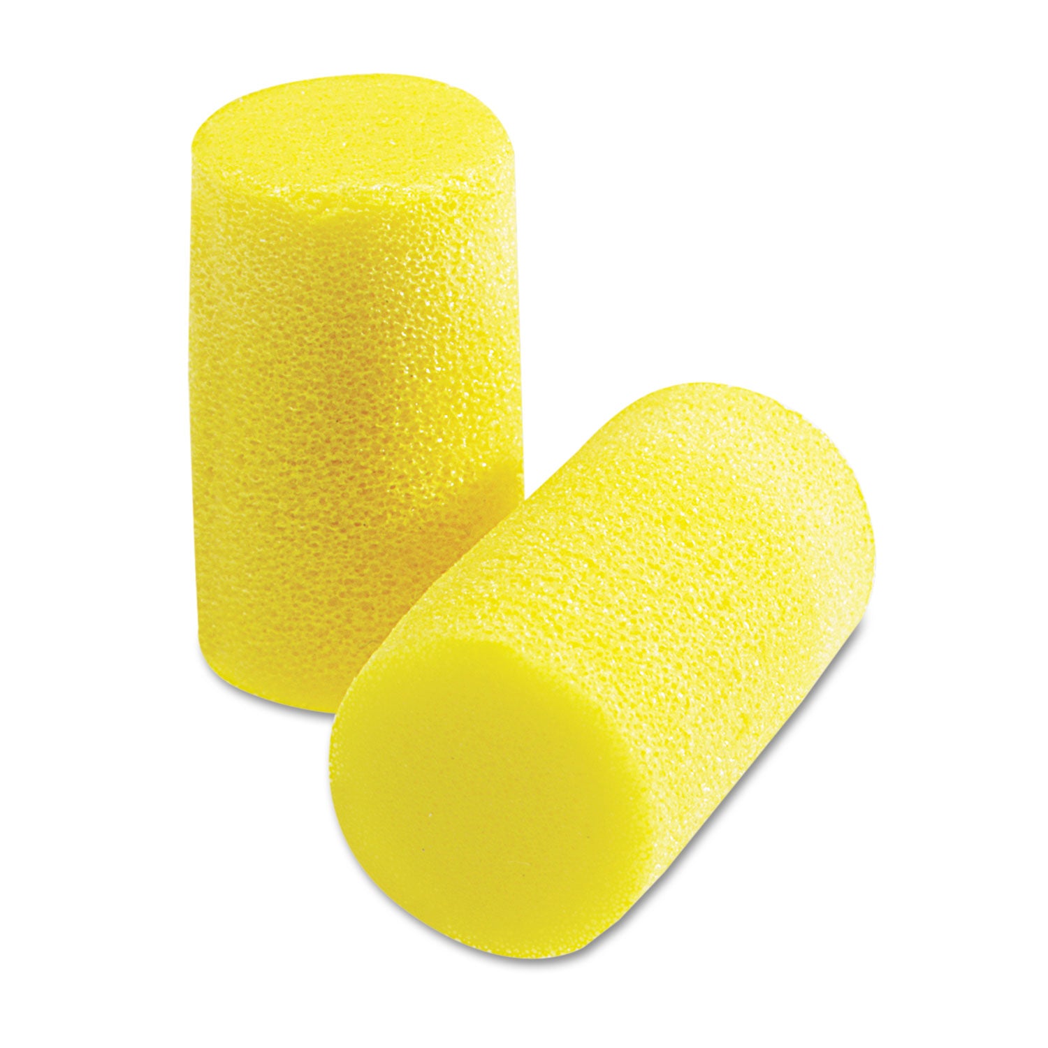 E-A-R Classic Plus Earplugs, Cordless, PVC Foam, Yellow, 200 Pairs/Box -
