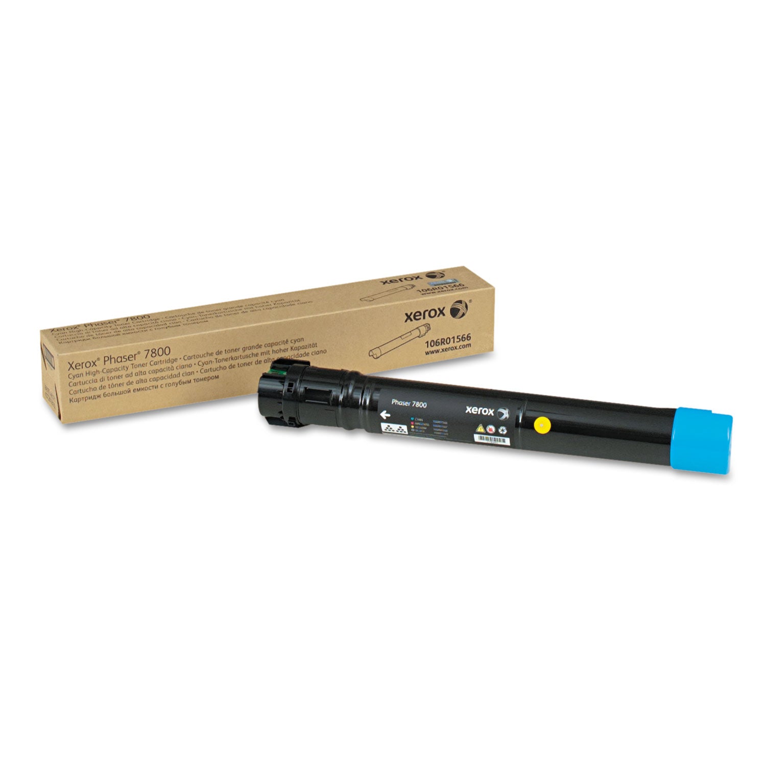 106R01566 High-Yield Toner, 17,200 Page-Yield, Cyan -