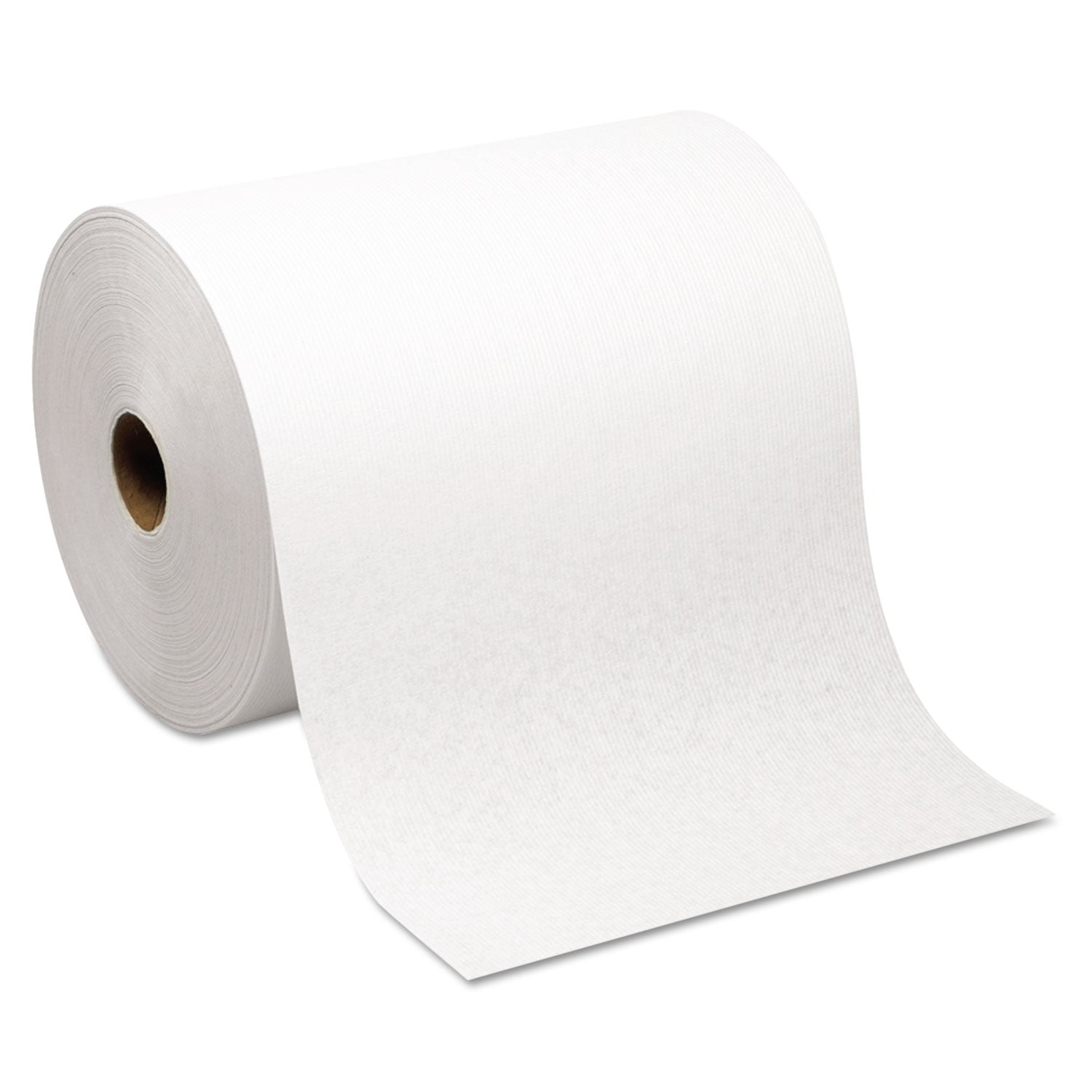 Hardwound Roll Paper Towel, Nonperforated, 1-Ply, 7.87" x 1,000 ft, White, 6 Rolls/Carton -