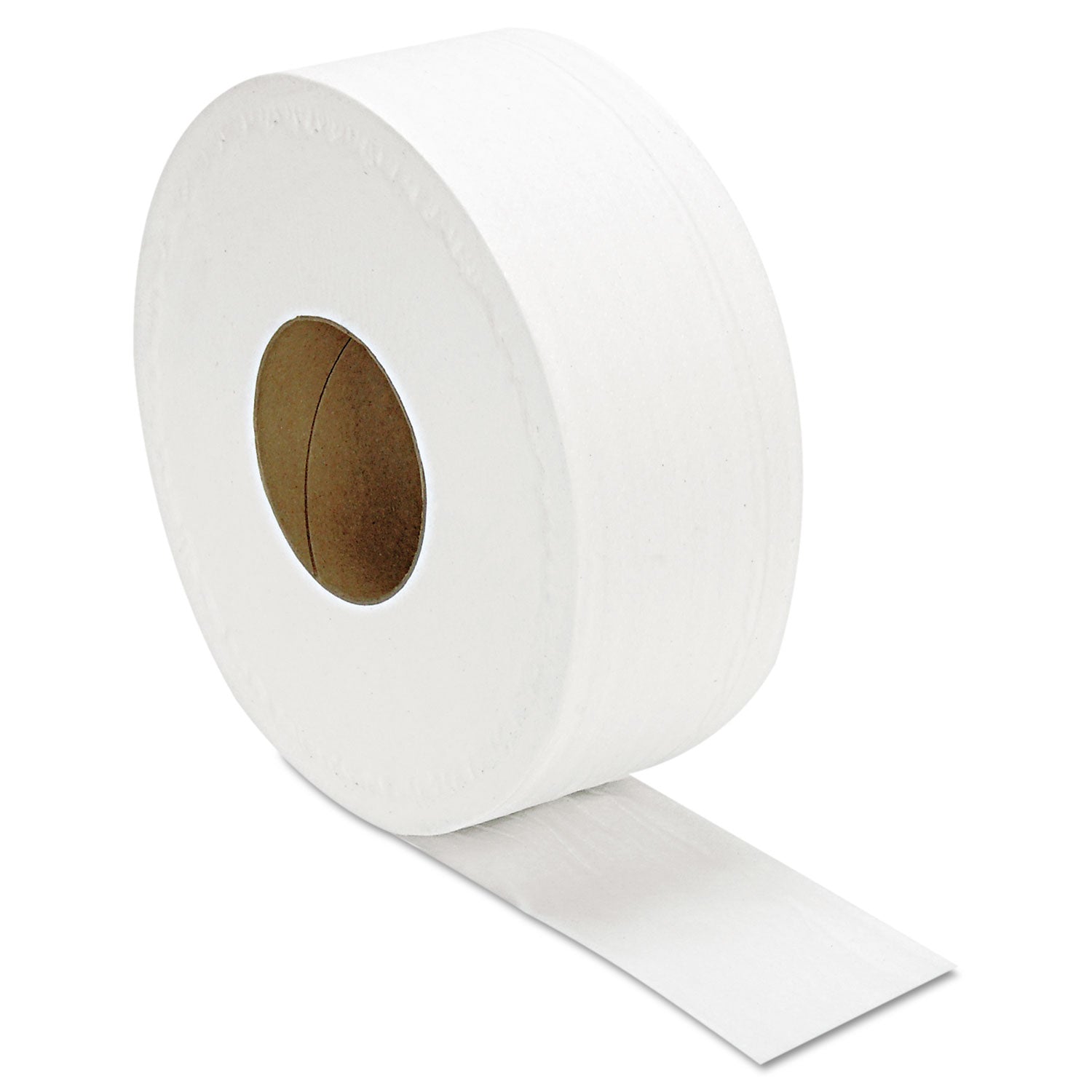 JRT Jumbo Bath Tissue, Septic Safe, 2-Ply, White, 3.3" x 1,000 ft, 12 Rolls/Carton -
