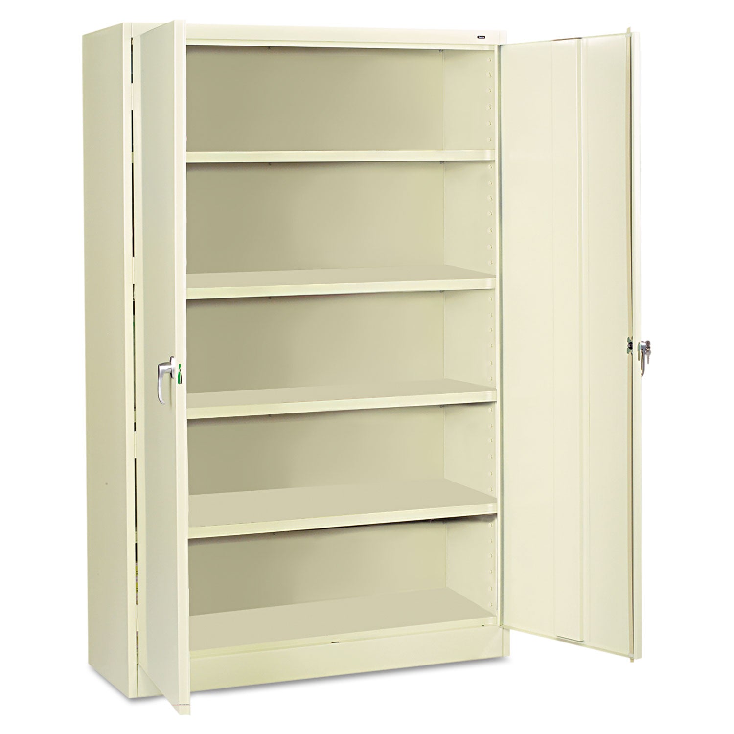 Assembled Jumbo Steel Storage Cabinet, 48w x 18d x 78h, Putty -
