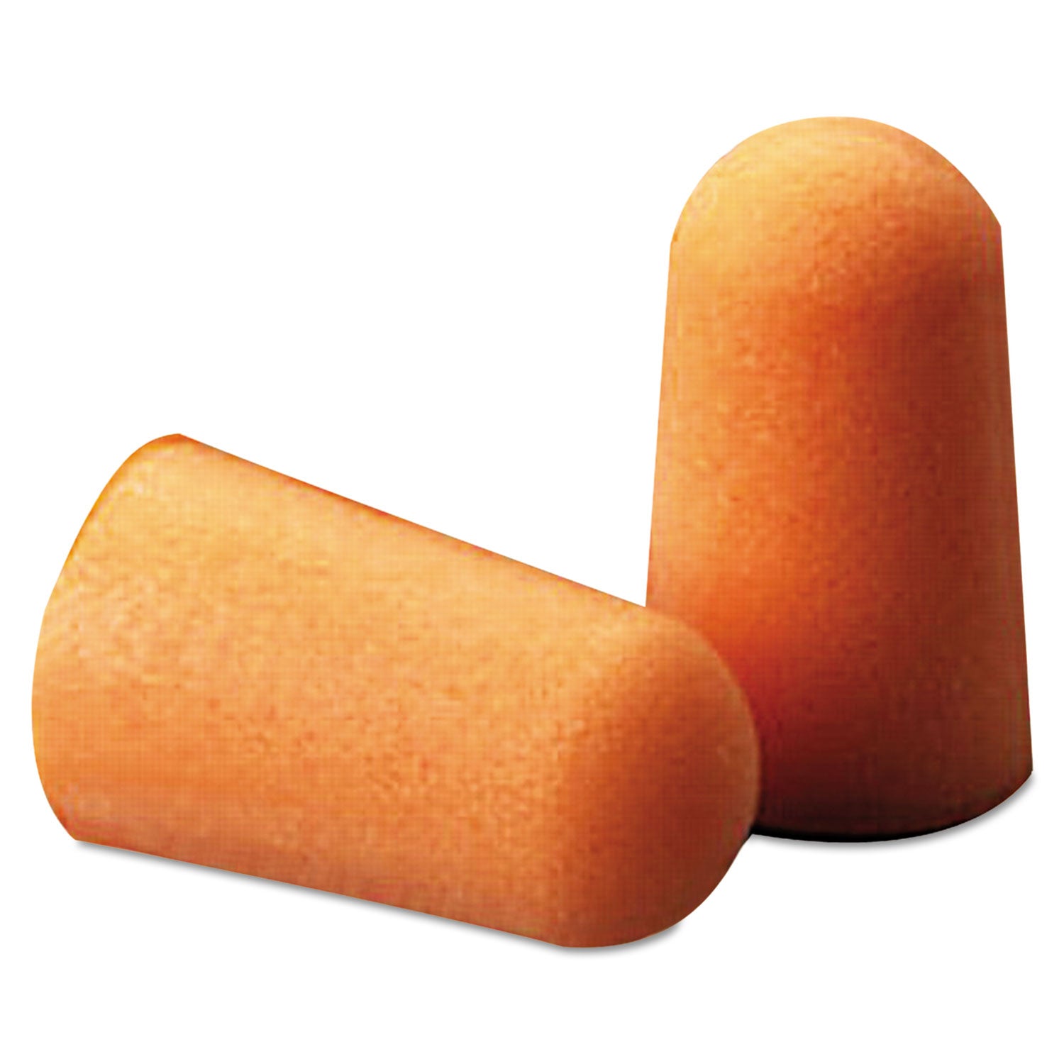 Foam Single-Use Earplugs, Cordless, 29NRR, Orange, 200 Pairs -