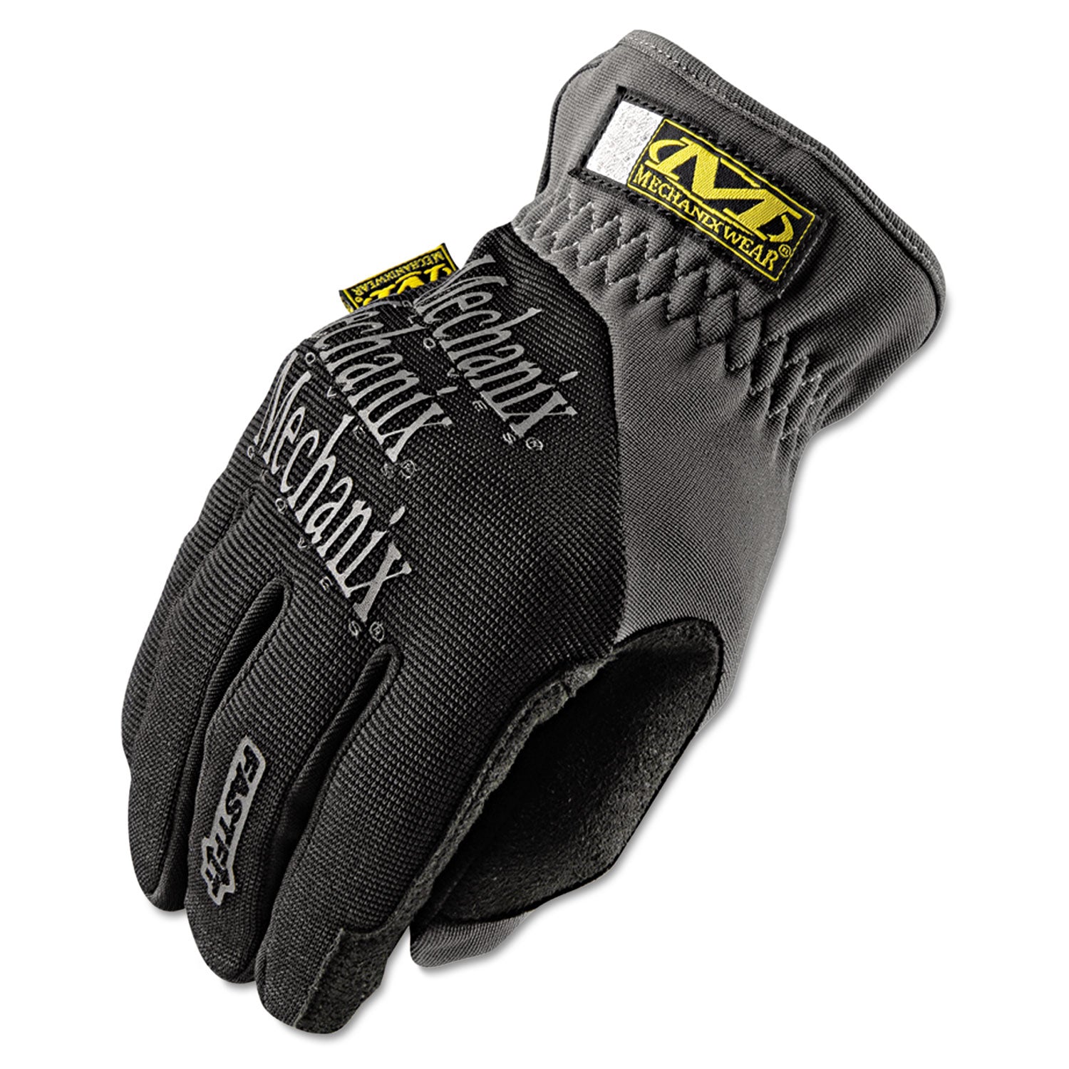 FastFit Work Gloves, Black, Medium -