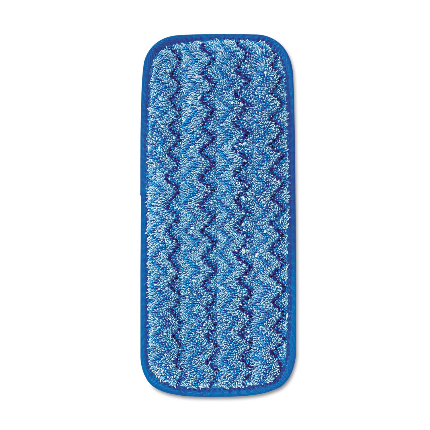 Microfiber Wall/Stair Wet Mopping Pad, 13.75 x 5.5 x 0.5, Blue -
