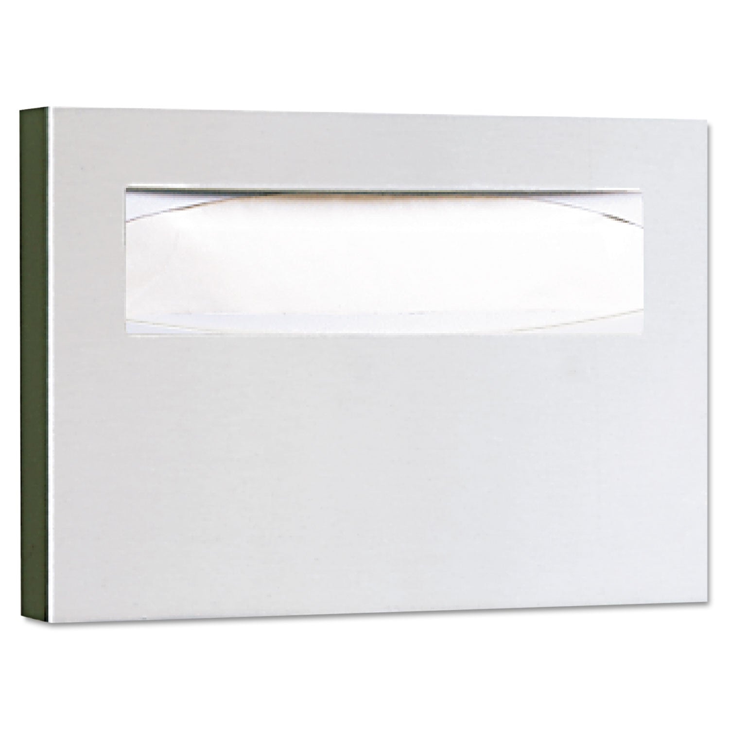 Stainless Steel Toilet Seat Cover Dispenser, ClassicSeries, 15.75 x 2 x 11, Satin Finish -
