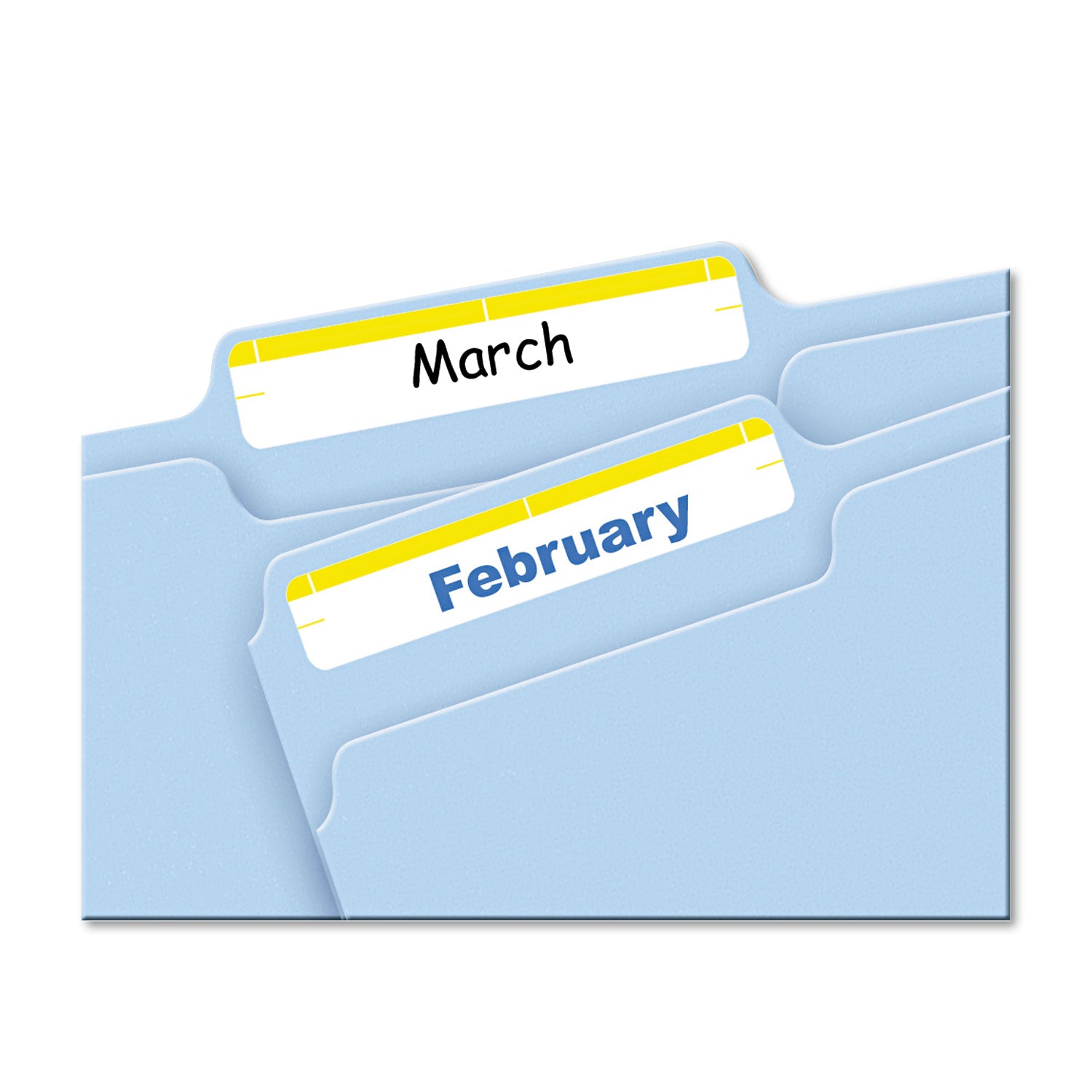 Printable 4" x 6" - Permanent File Folder Labels, 0.69 x 3.44, White, 7/Sheet, 36 Sheets/Pack, (5209) -