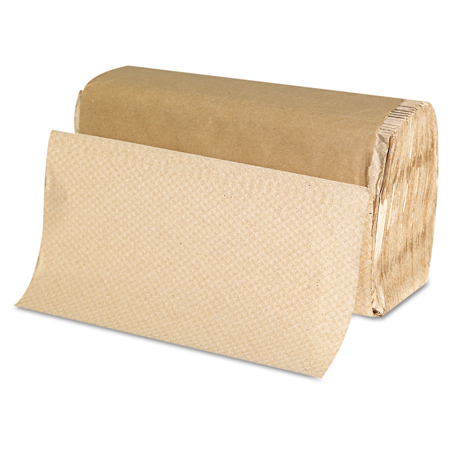 Singlefold Paper Towels, 9 x 9.45, Natural, 250/Pack, 16 Packs/Carton -