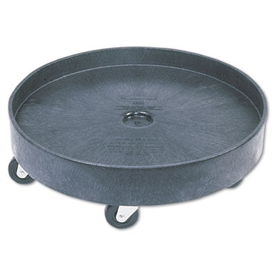 Brute Container Universal Drum Dolly, 500 lb Capacity, 24.38 x 7.13, Black -