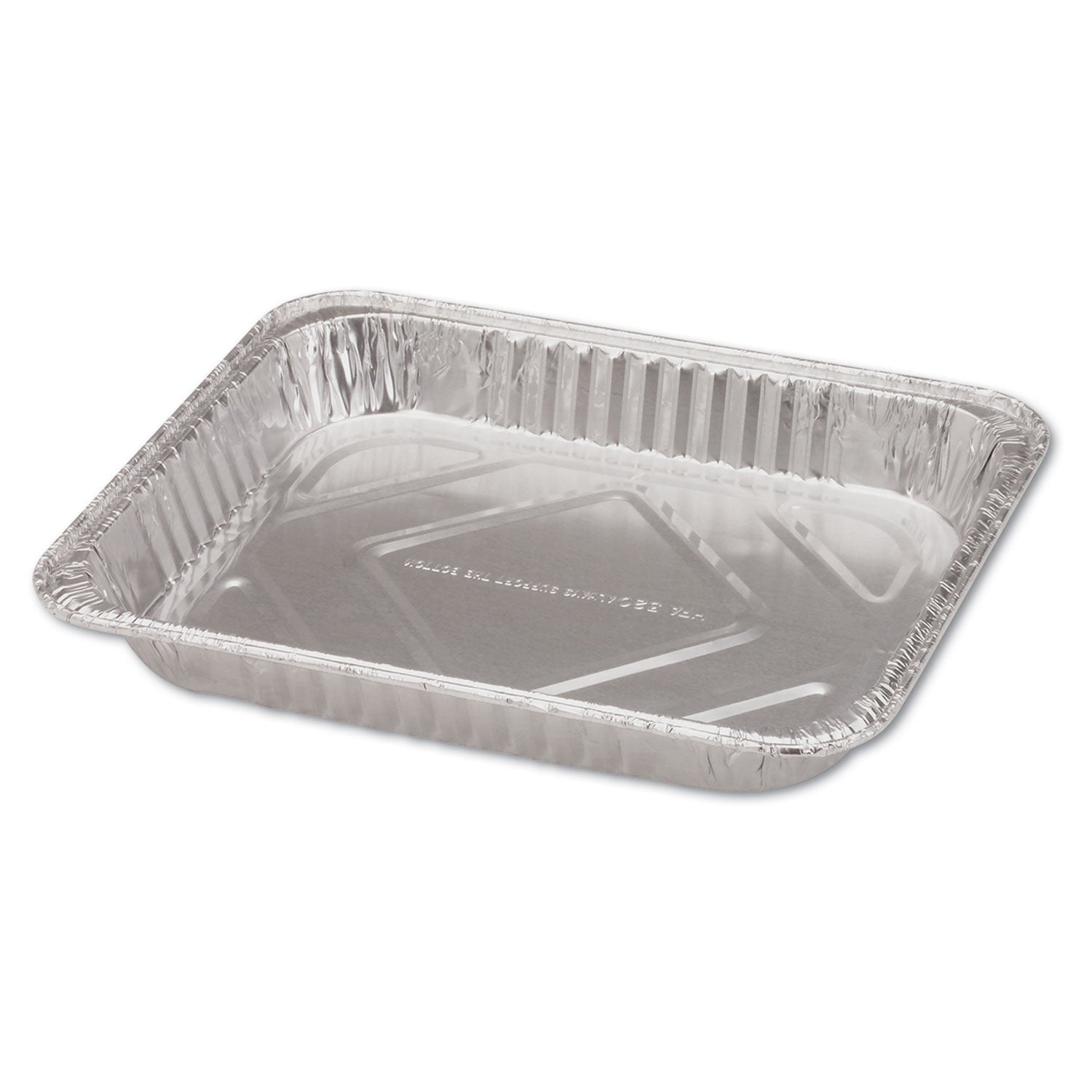 Aluminum Steam Table Pans, Half-Size Shallow, 1.69" Deep, 10.38 x 12.75, 100/Carton -
