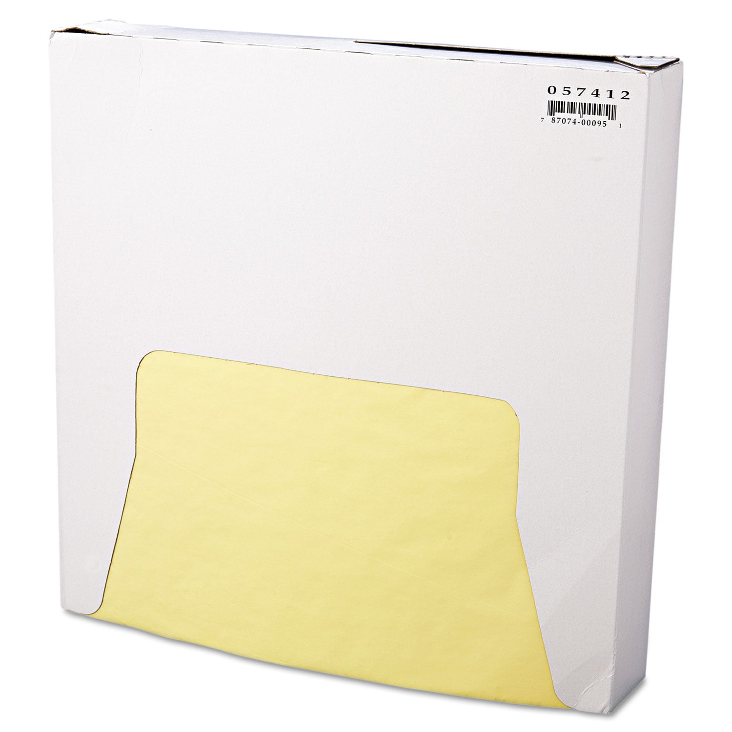 Grease-Resistant Paper Wraps and Liners, 12 x 12, Yellow, 1,000/Box, 5 Boxes/Carton -
