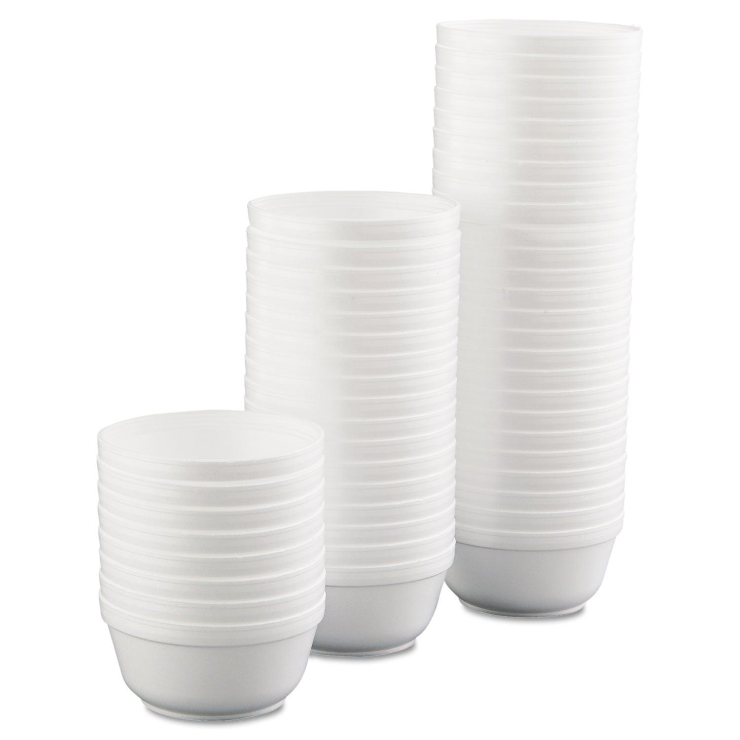 Insulated Foam Bowls, 12 oz, White, 50/Pack, 20 Packs/Carton -
