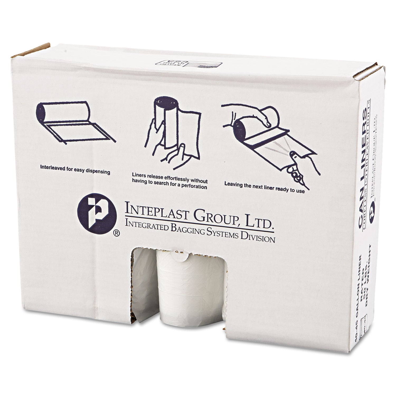 high-density-commercial-can-liners-value-pack-45-gal-12-mic-40-x-46-clear-25-bags-roll-10-interleaved-rolls-carton_ibsvalh4048n14 - 1