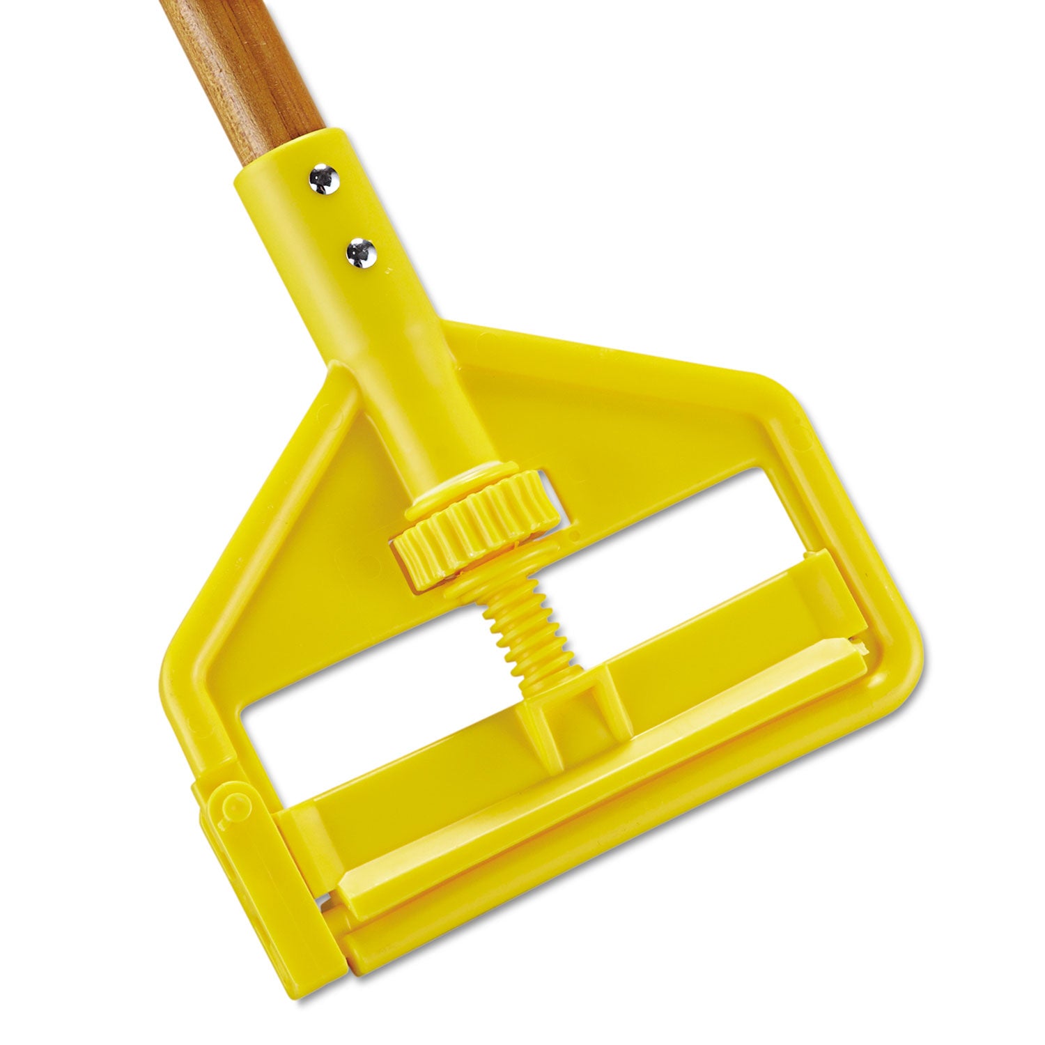 Invader Side-Gate Wood Wet-Mop Handle, 1" dia x 60", Natural, 12/Carton -