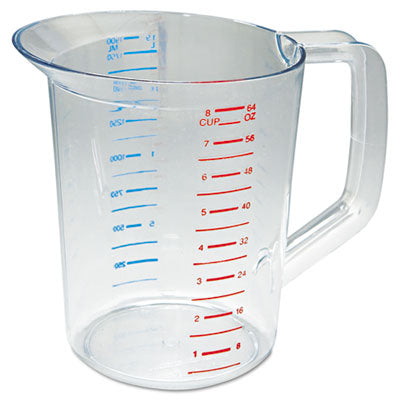 Bouncer Measuring Cup, 2 qt, Clear -