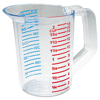 Bouncer Measuring Cup, 16 oz, Clear -