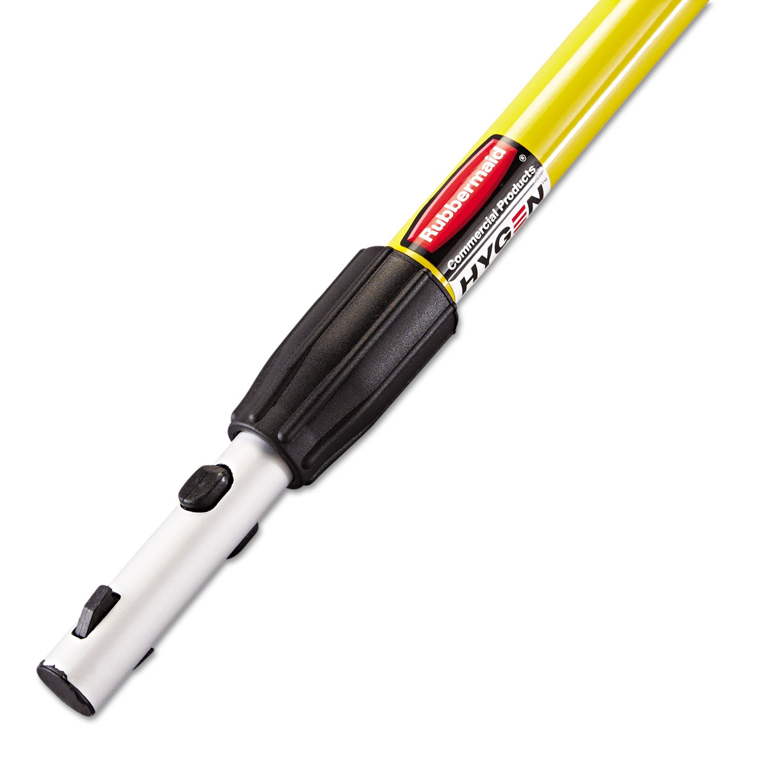 HYGEN Quick-Connect Extension Handle, 48" to 72", Yellow/Black -