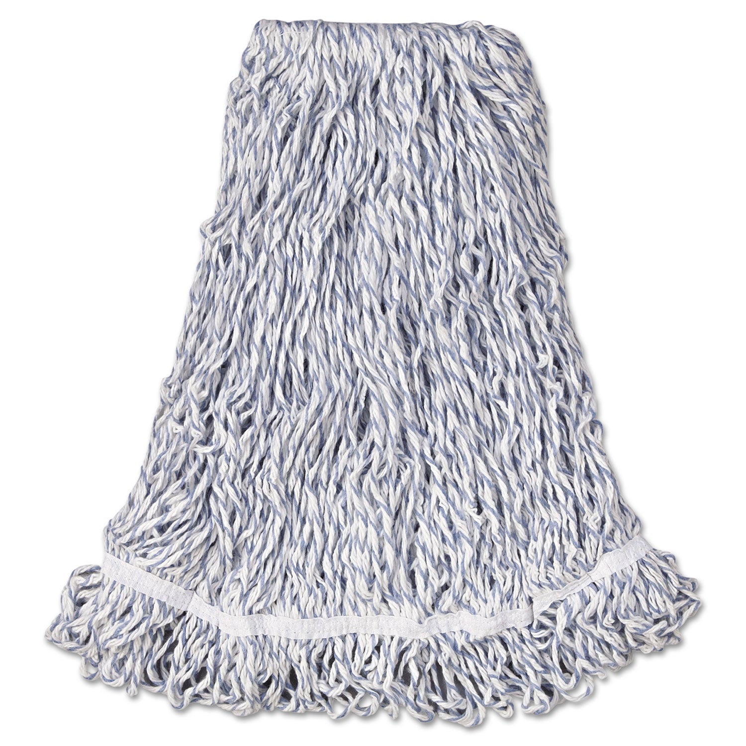 Rubbermaid Commercial 1" Headband Finish Wet Mop - Large - Antimicrobial - Synthetic Yarn - 1Each - 1