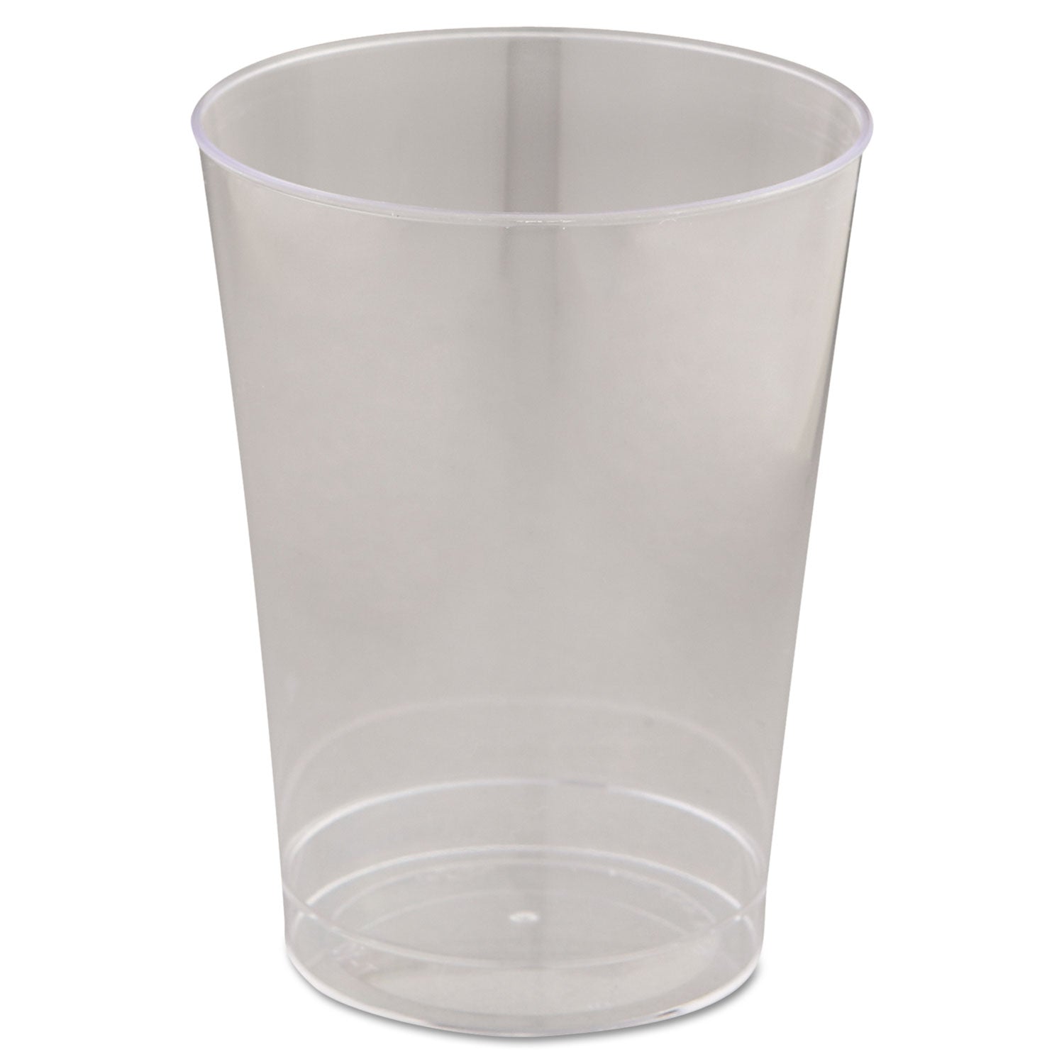 Comet Plastic Tumblers, 10 oz, Clear, 25/Pack, 20 Packs/Carton -