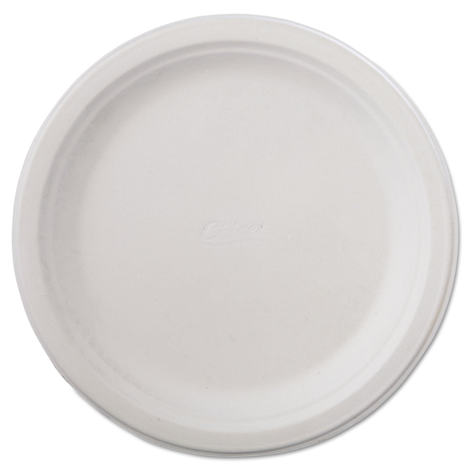 Classic Paper Dinnerware, Plate, 9.75" dia, White, 125/Pack, 4 Packs/Carton -